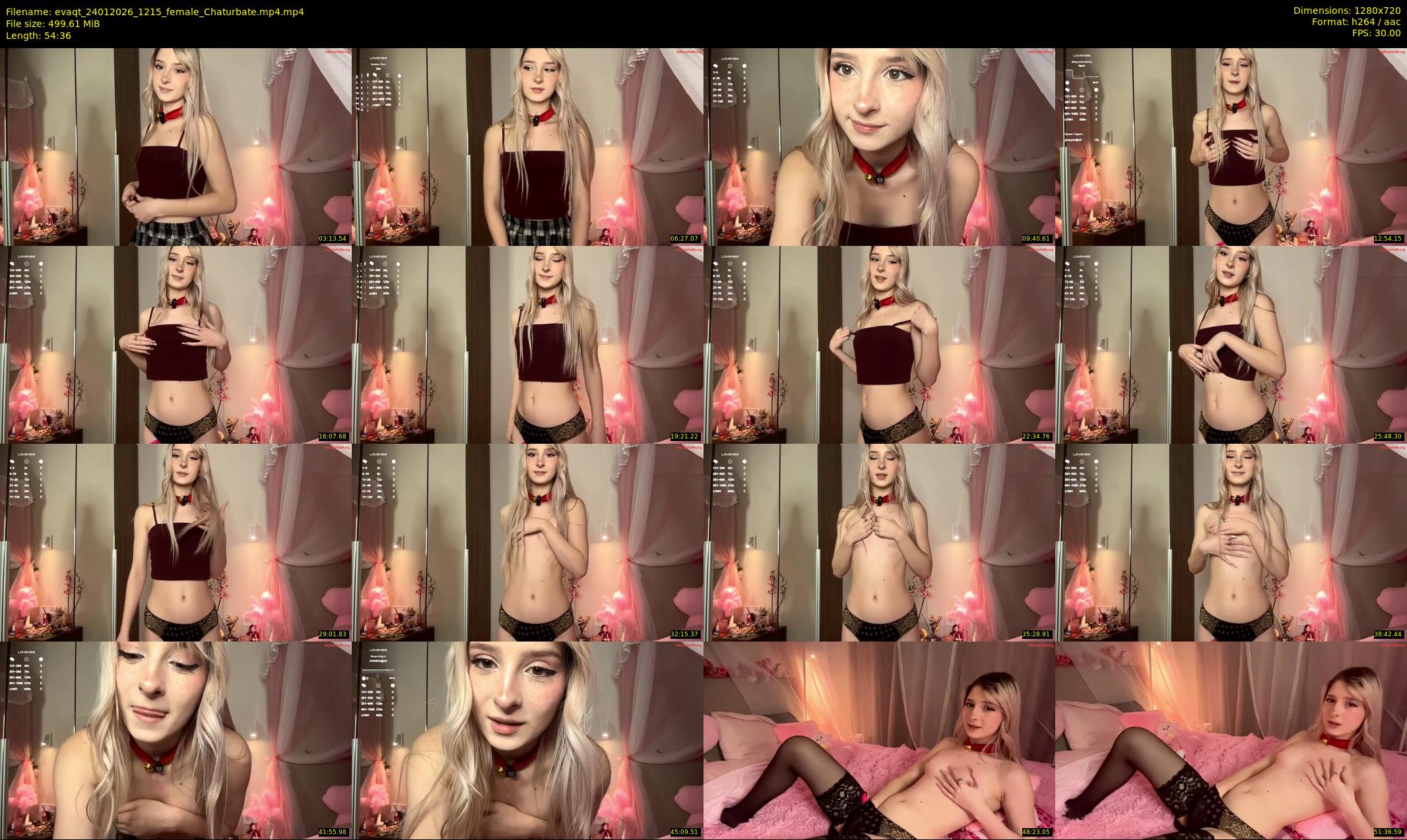 evaqt — 55 minute Chaturbate female cam show recording, 720p, Jan 24, 2026