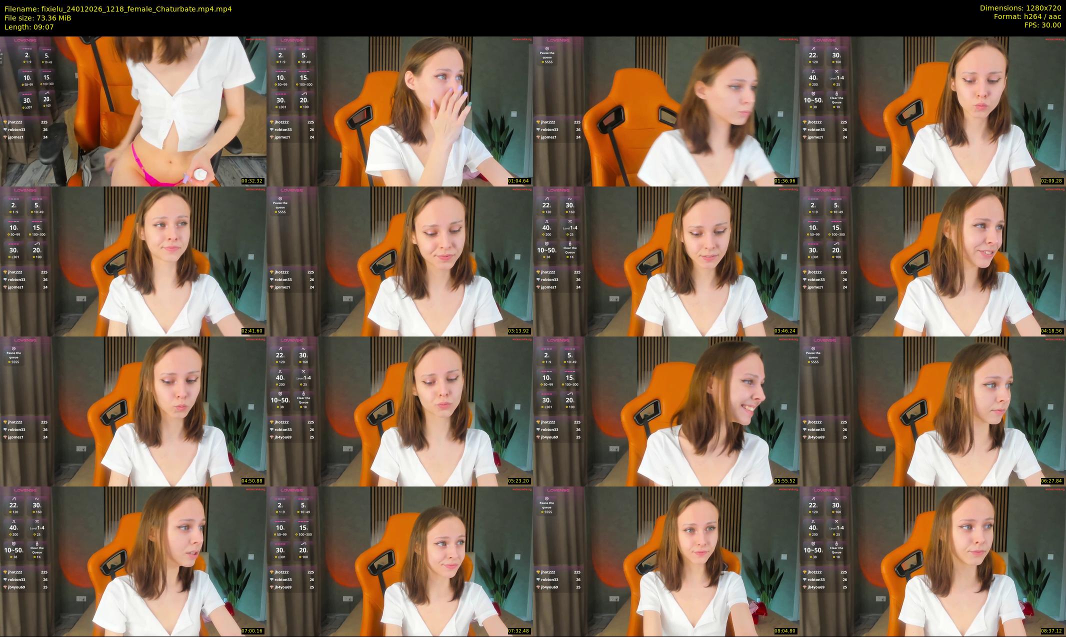 fixielu — 10 minute Chaturbate female cam show recording, 720p, Jan 24, 2026