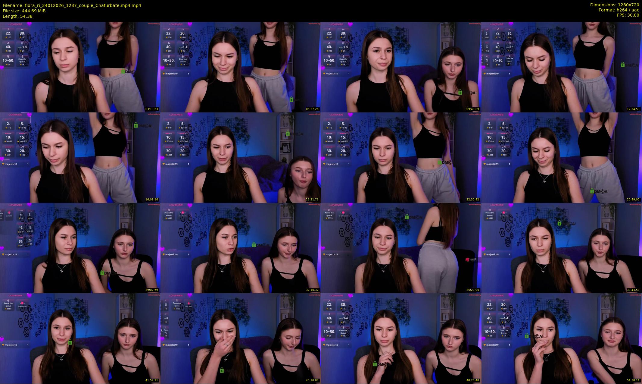 flora_ri — 55 minute Chaturbate female cam show recording, 720p, Jan 24, 2026