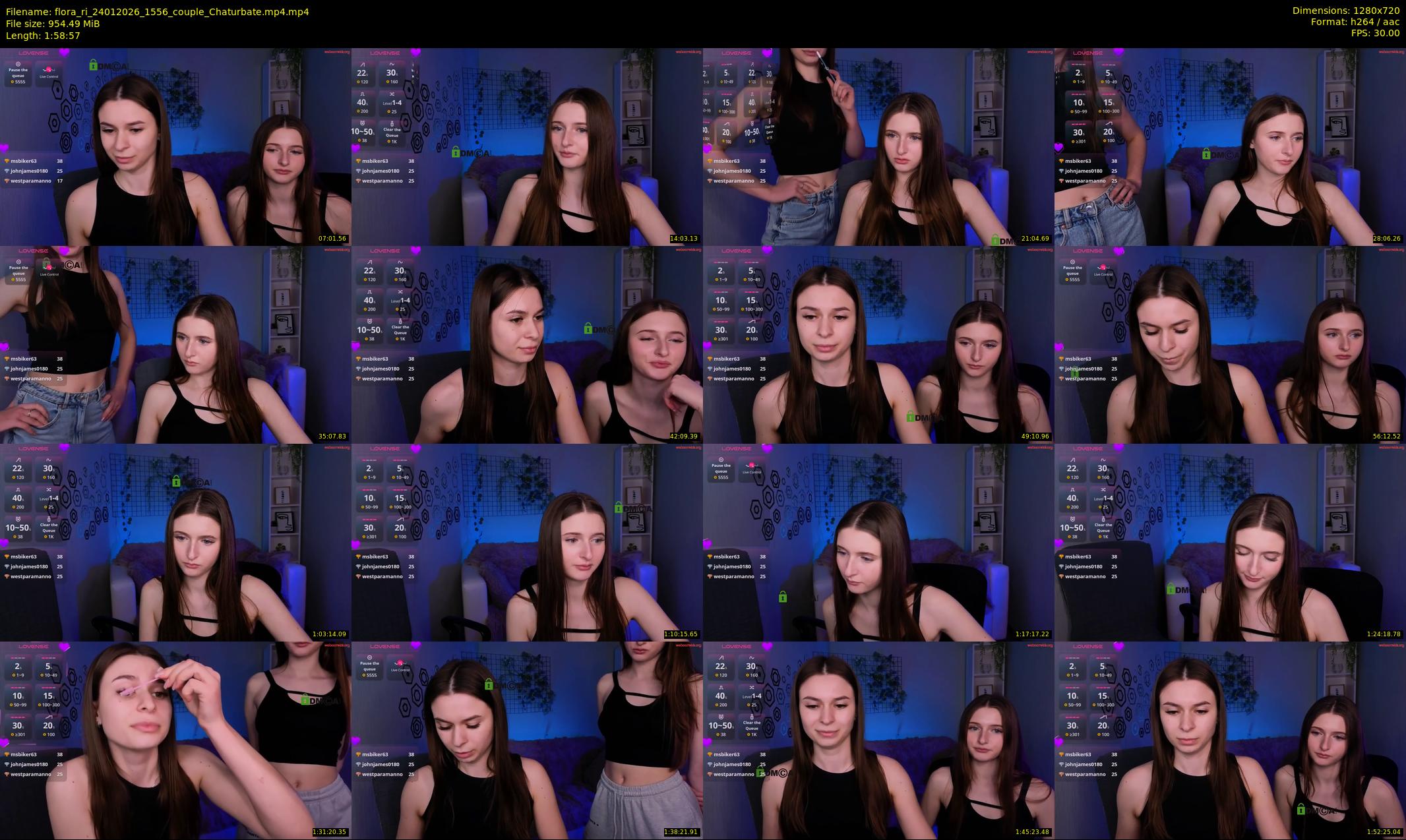 flora_ri — 119 minute Chaturbate female cam show recording, 720p, Jan 24, 2026