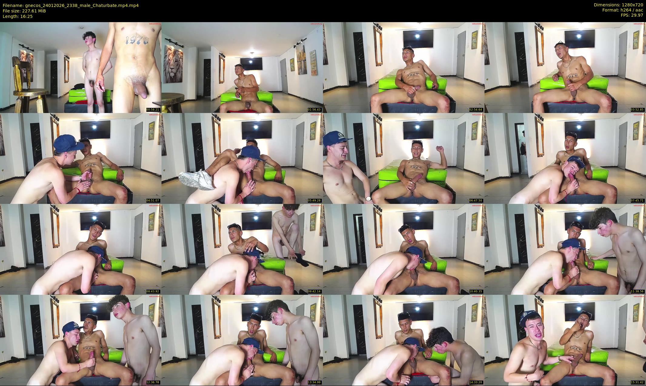 gnecos — 17 minute Chaturbate male cam show recording, 720p, Jan 24, 2026
