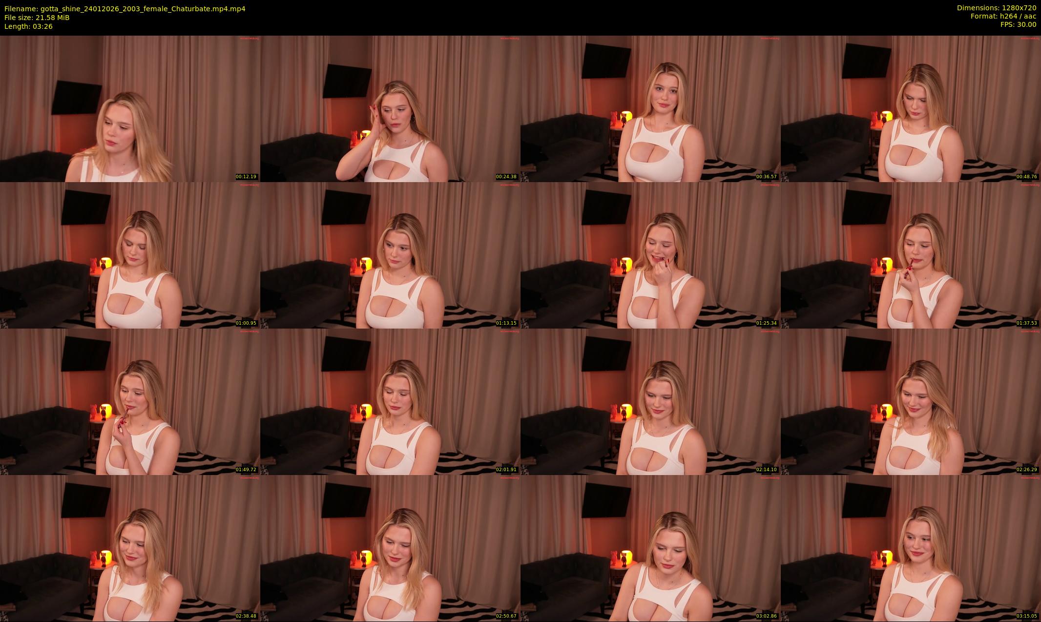 gotta_shine — 4 minute Chaturbate female cam show recording, 720p, Jan 24, 2026