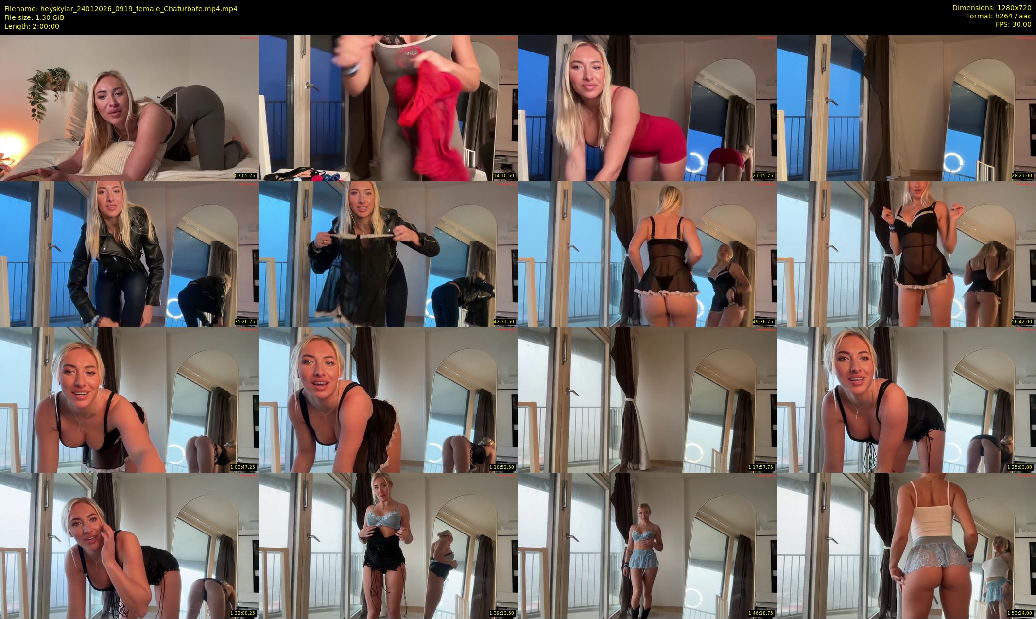 heyskylar — 120 minute Chaturbate female cam show recording, 720p, Jan 24, 2026
