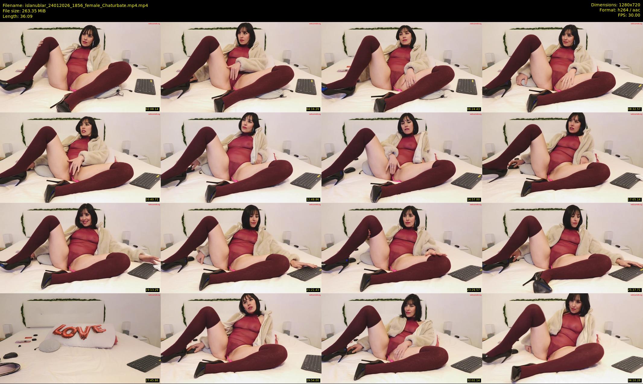 islanublar — 37 minute Chaturbate female cam show recording, 720p, Jan 24, 2026