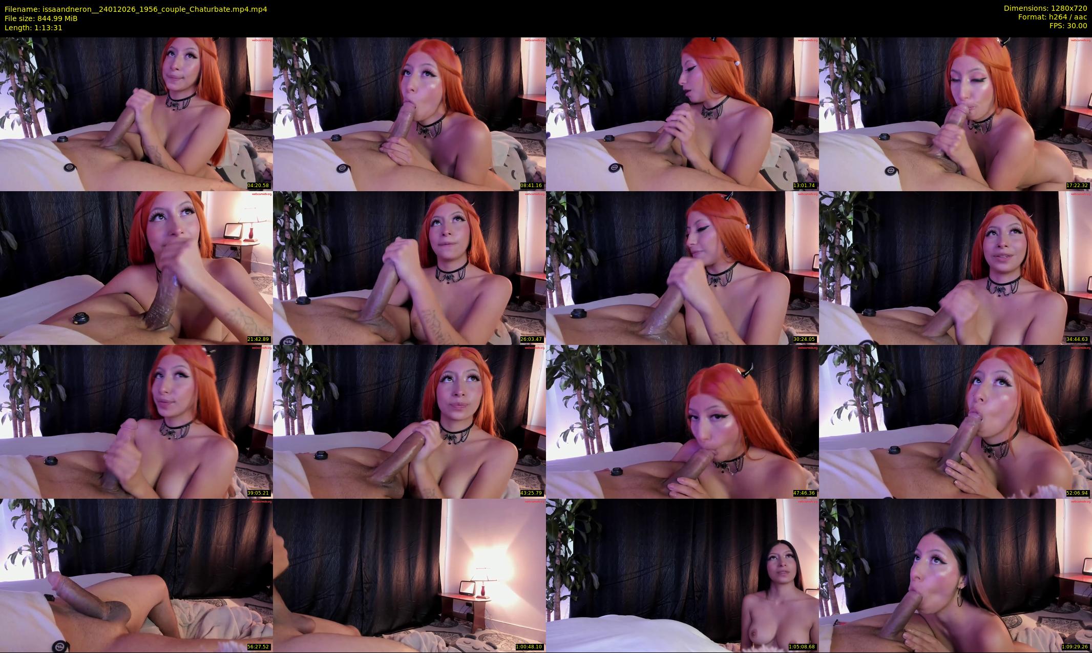 issaandneron_ — 74 minute Chaturbate couple cam show recording, 720p, Jan 24, 2026