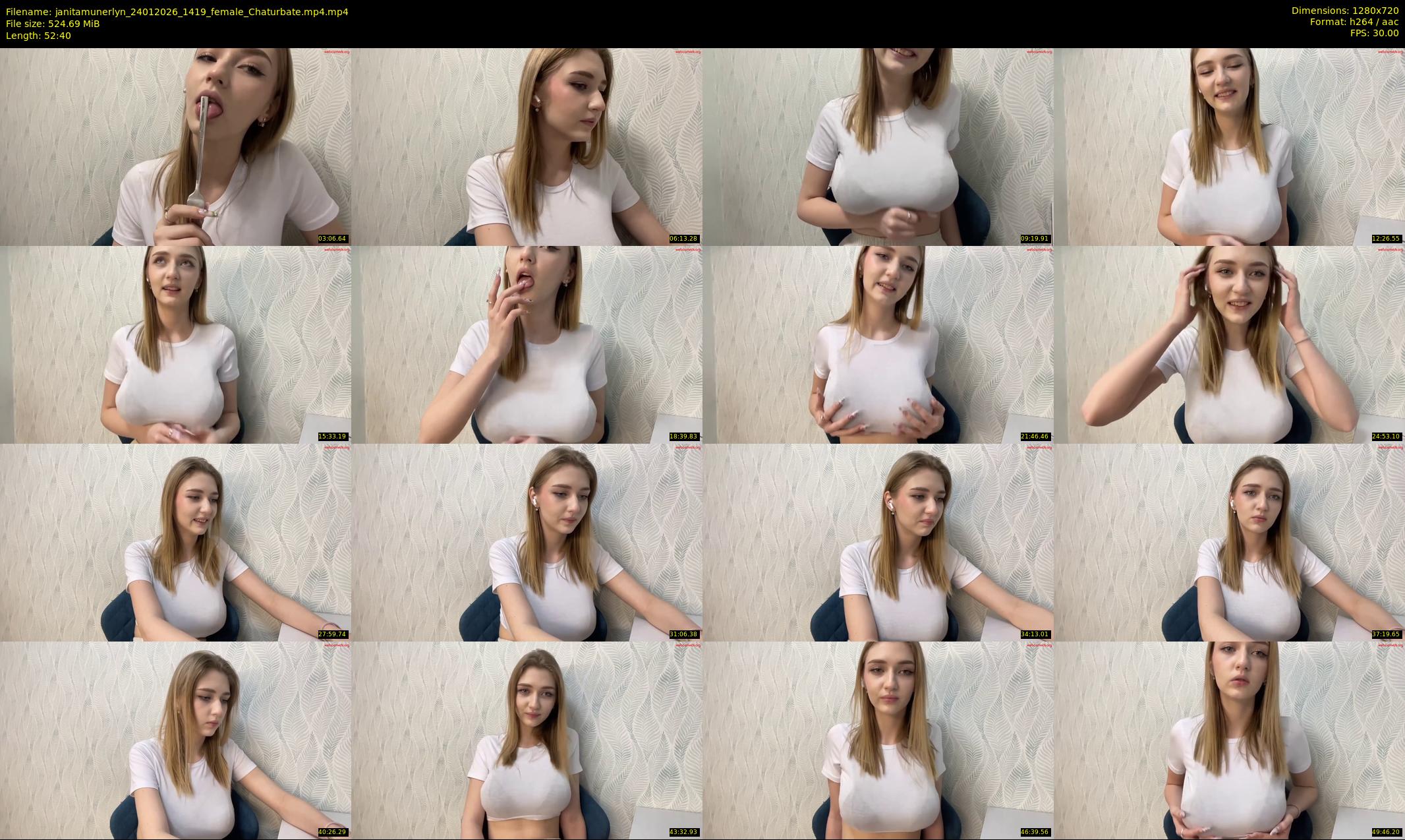 janitamunerlyn — 53 minute Chaturbate female cam show recording, 720p, Jan 24, 2026