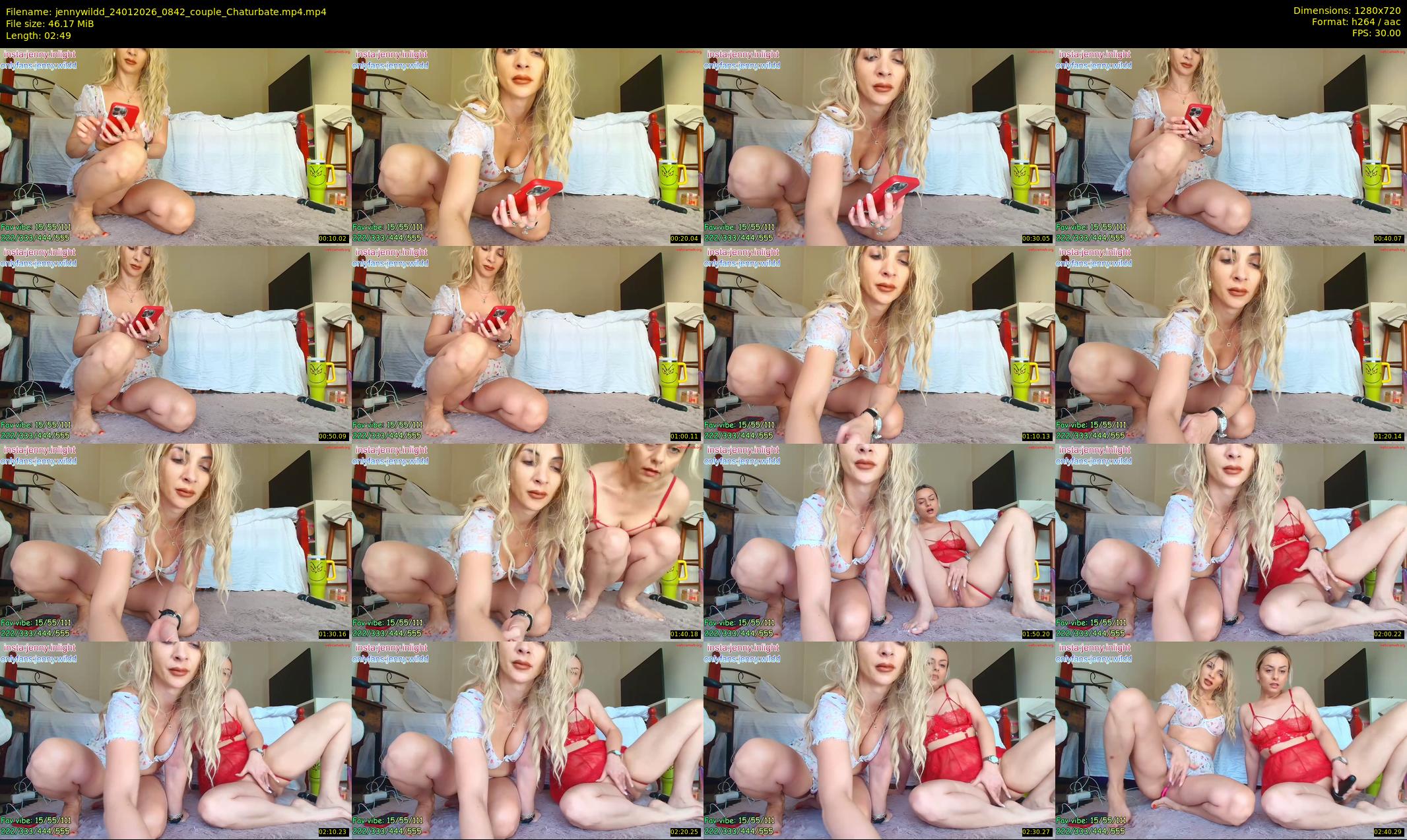 jennywildd — 3 minute Chaturbate female cam show recording, 720p, Jan 24, 2026