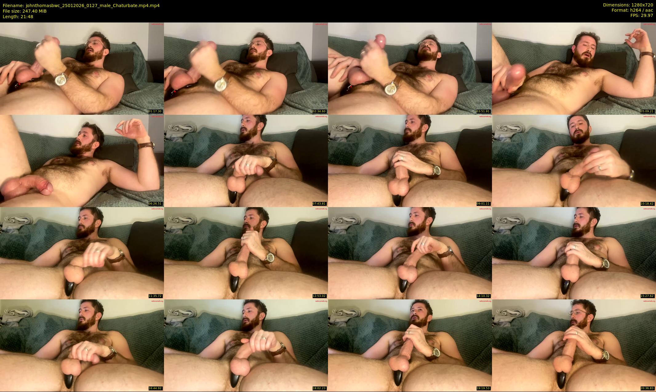 johnthomasbwc — 22 minute Chaturbate male cam show recording, 720p, Jan 25, 2026