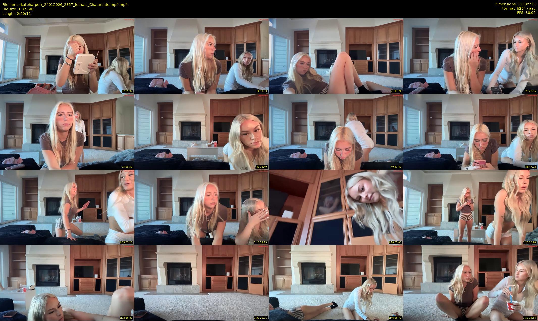 kateharperr — 121 minute Chaturbate female cam show recording, 720p, Jan 24, 2026