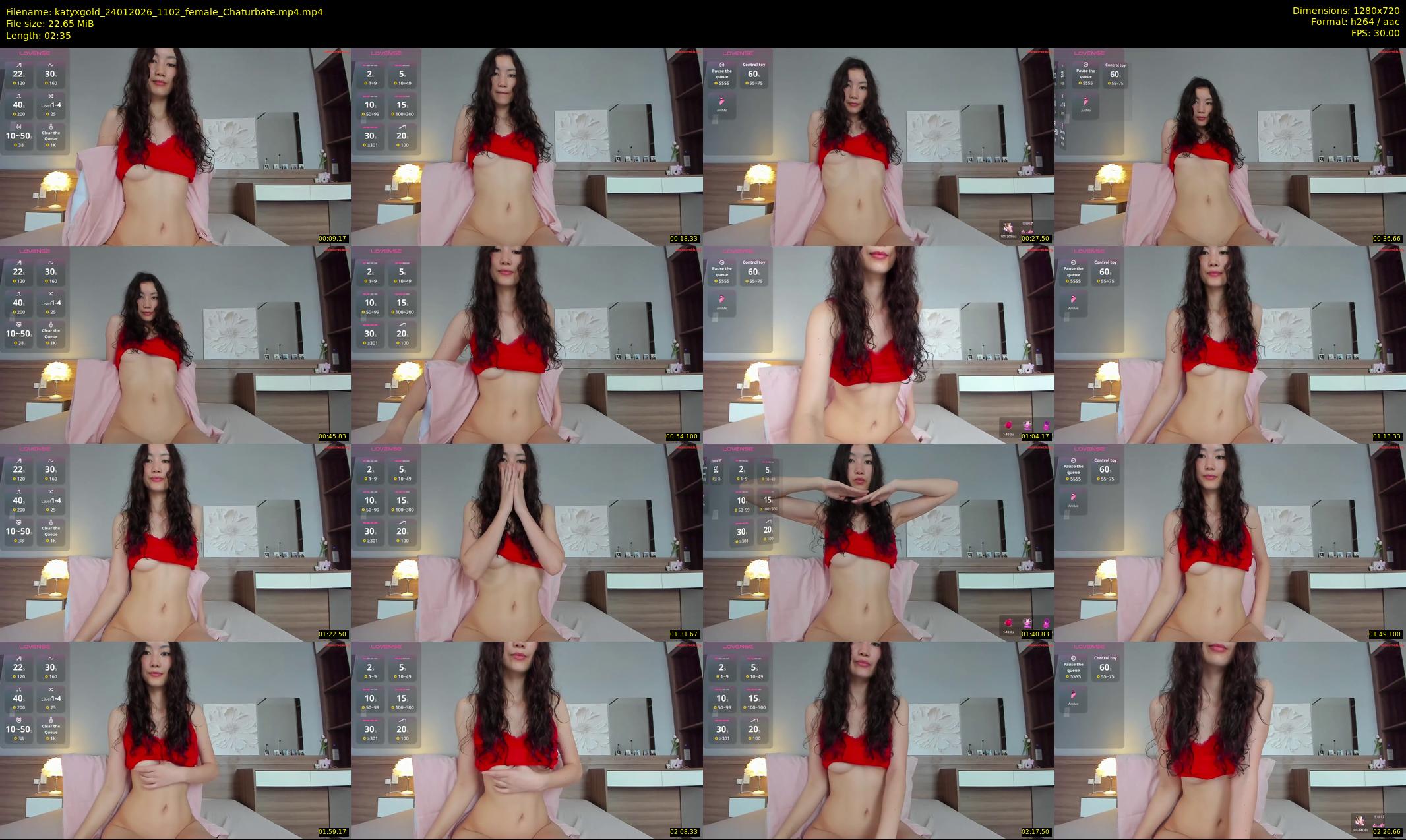 katyxgold — 3 minute Chaturbate female cam show recording, 720p, Jan 24, 2026