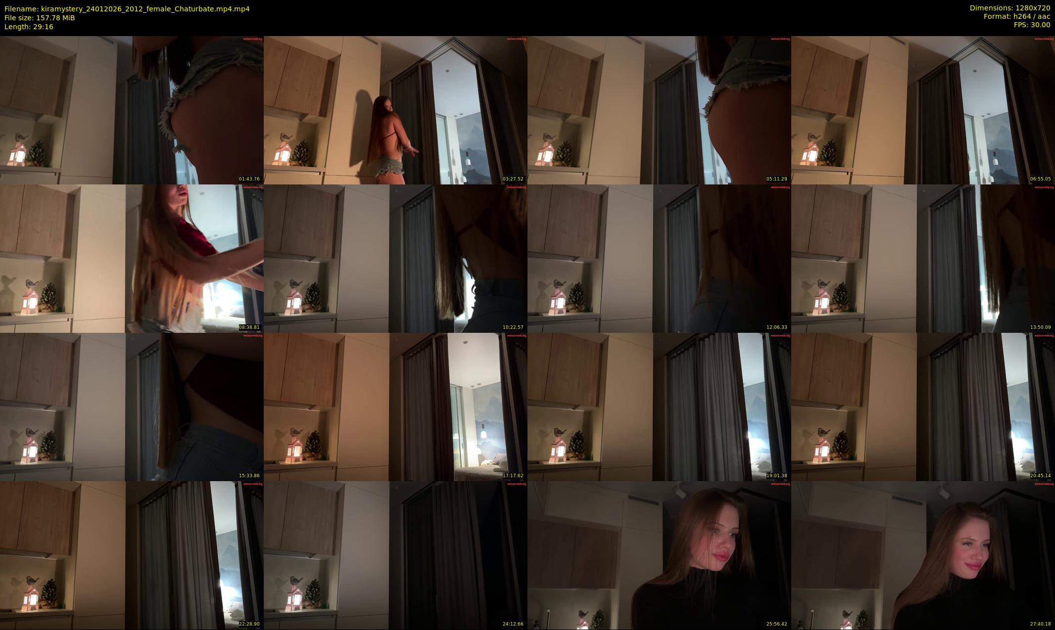 kiramystery — 30 minute Chaturbate female cam show recording, 720p, Jan 24, 2026