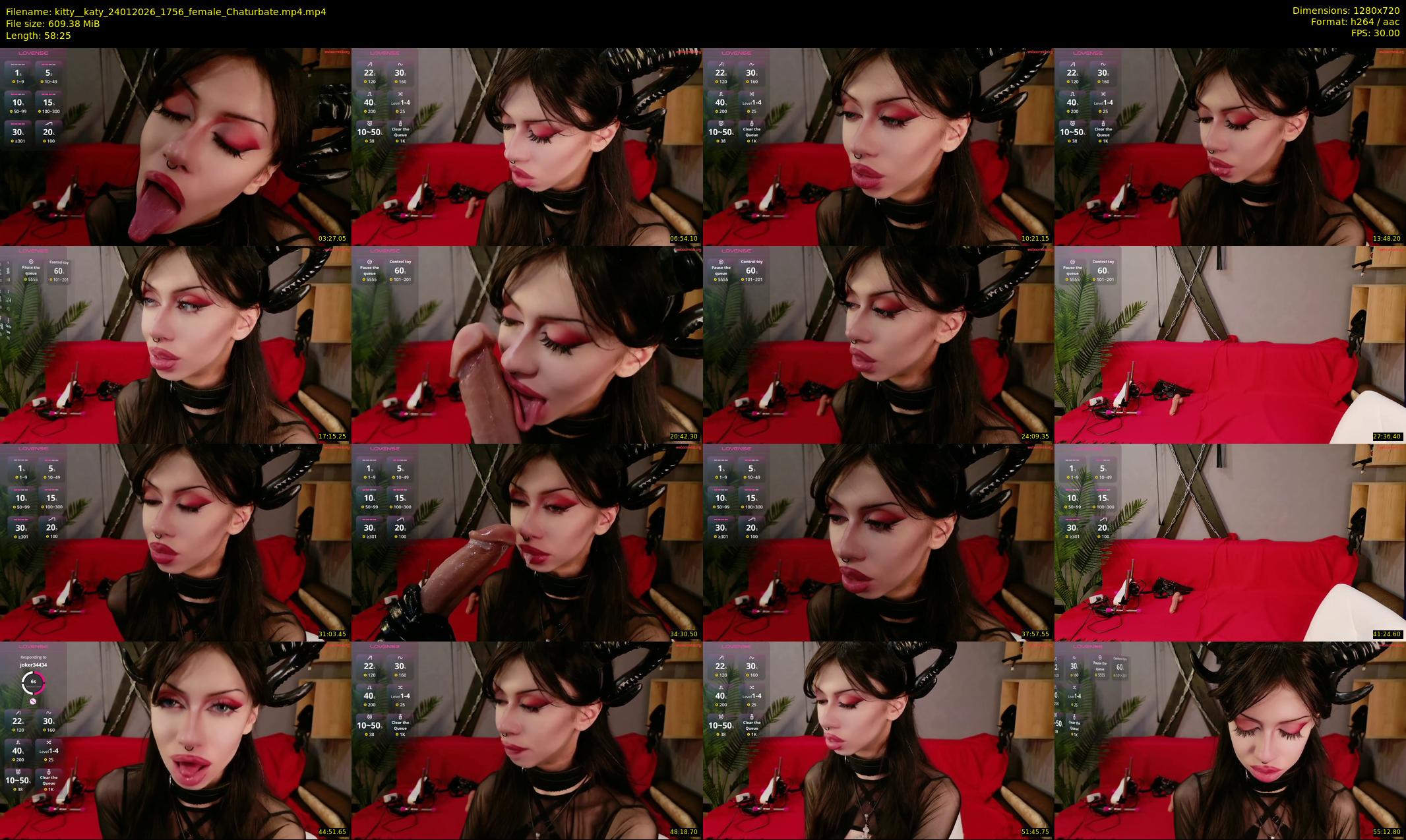kitty__katy — 59 minute Chaturbate female cam show recording, 720p, Jan 24, 2026