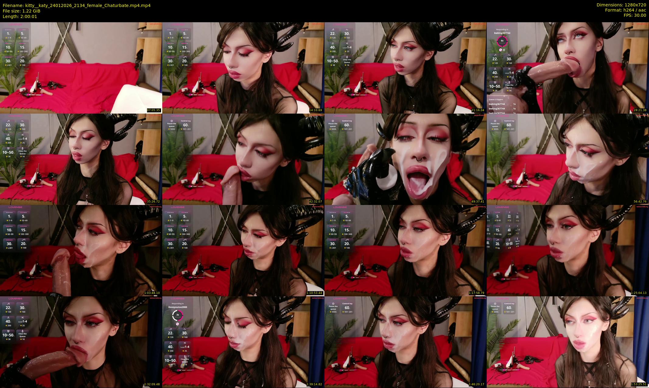 kitty__katy — 121 minute Chaturbate female cam show recording, 720p, Jan 24, 2026