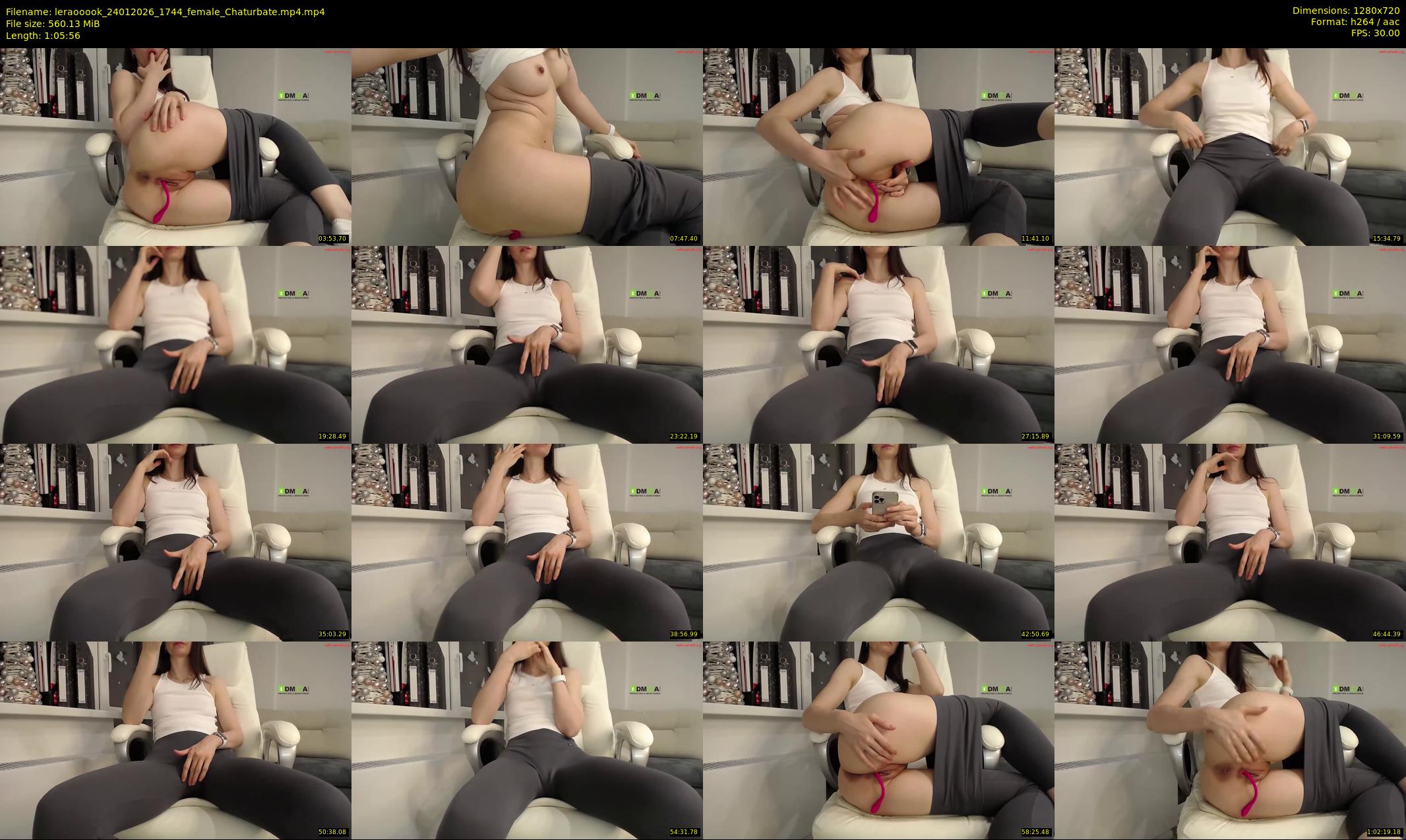leraooook — 66 minute Chaturbate female cam show recording, 720p, Jan 24, 2026