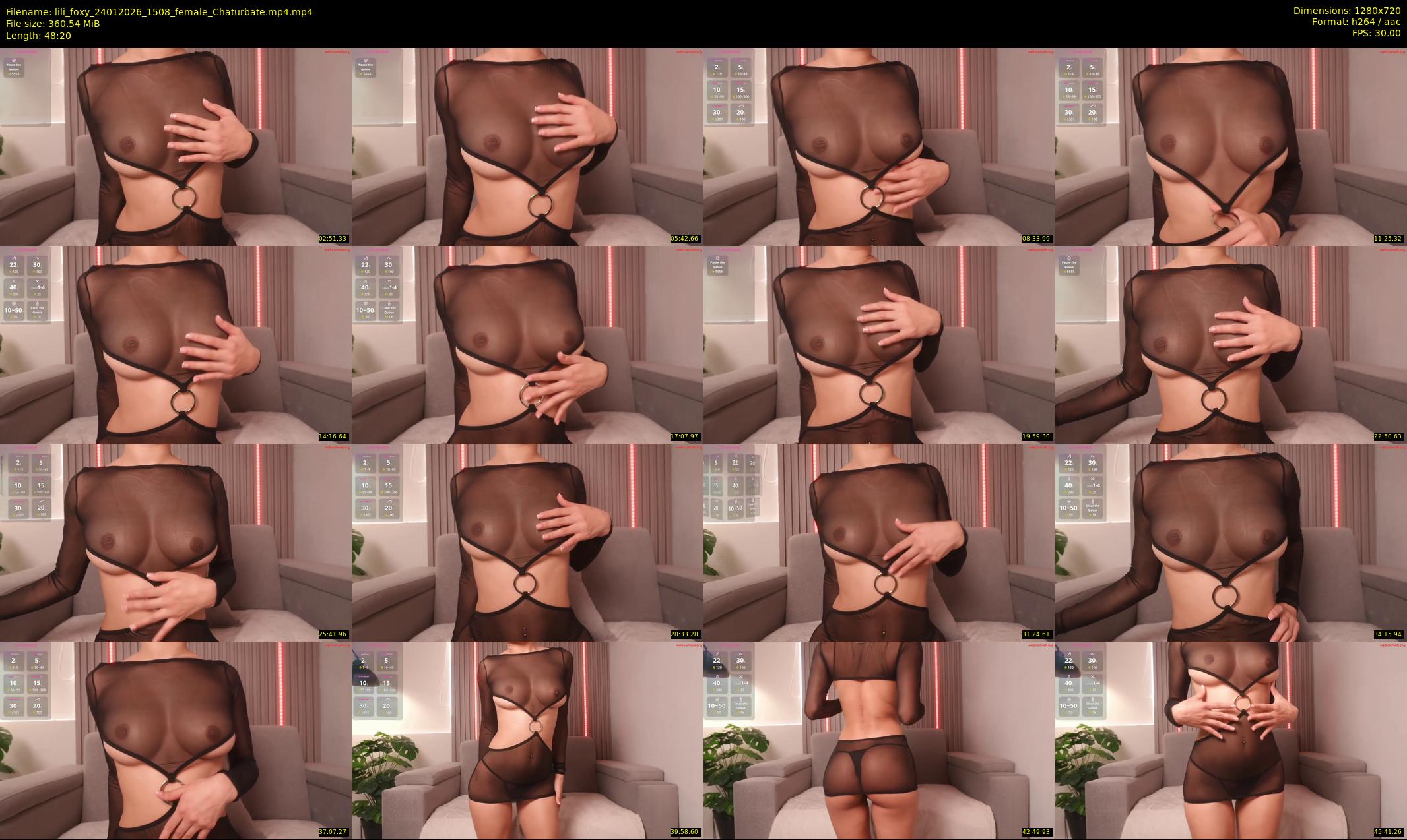 lili_foxy — 49 minute Chaturbate female cam show recording, 720p, Jan 24, 2026