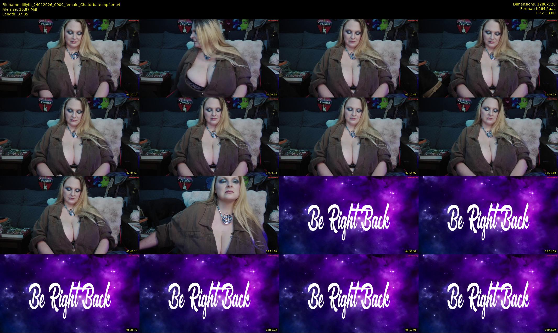 lillyth — 8 minute Chaturbate female cam show recording, 720p, Jan 24, 2026