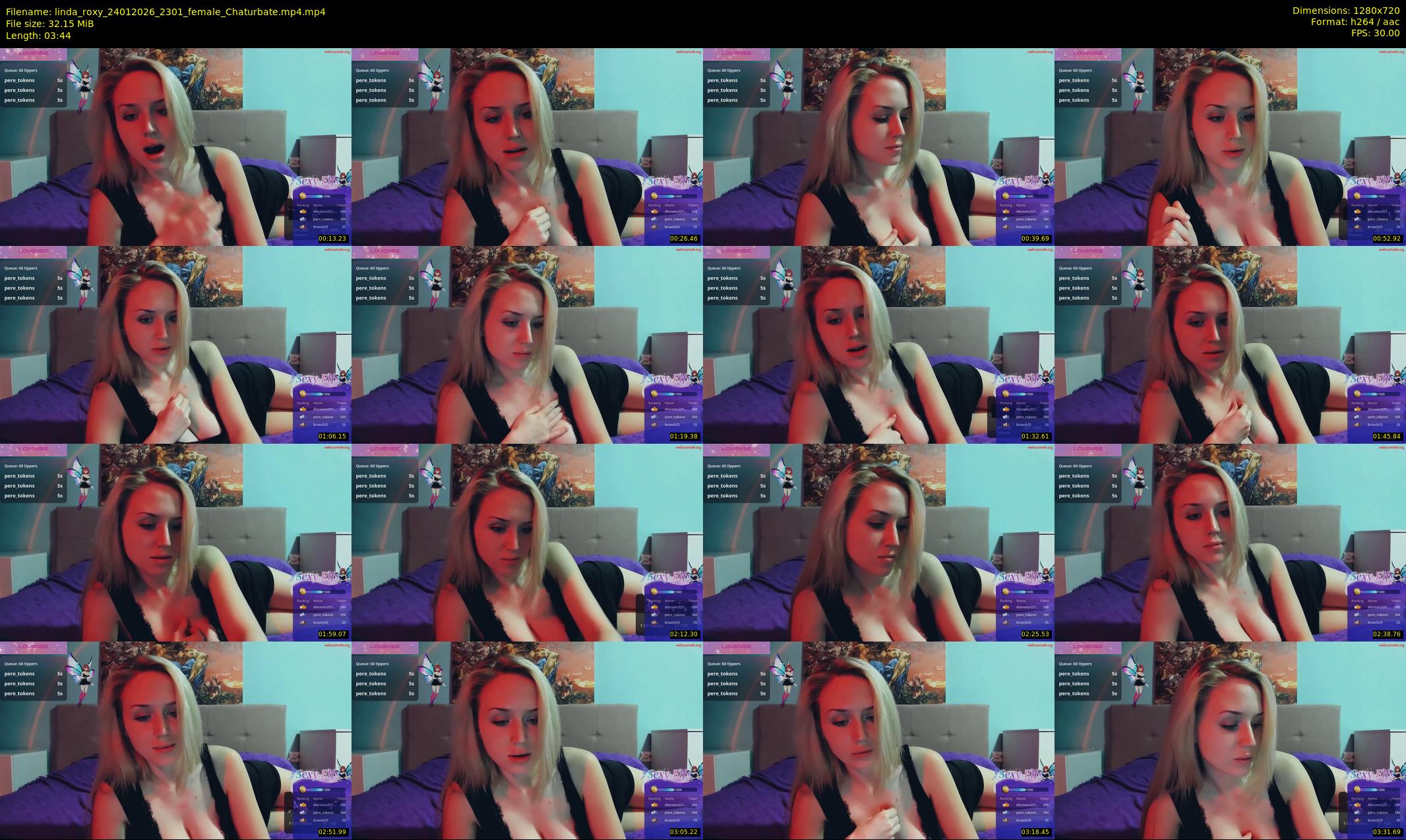 linda_roxy — 4 minute Chaturbate female cam show recording, 720p, Jan 24, 2026