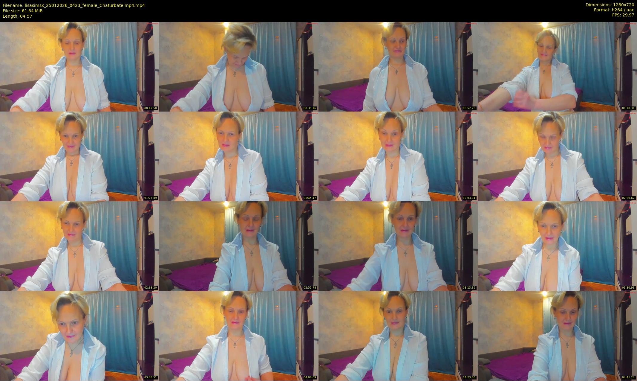 lisasimsx — 5 minute Chaturbate female cam show recording, 720p, Jan 25, 2026