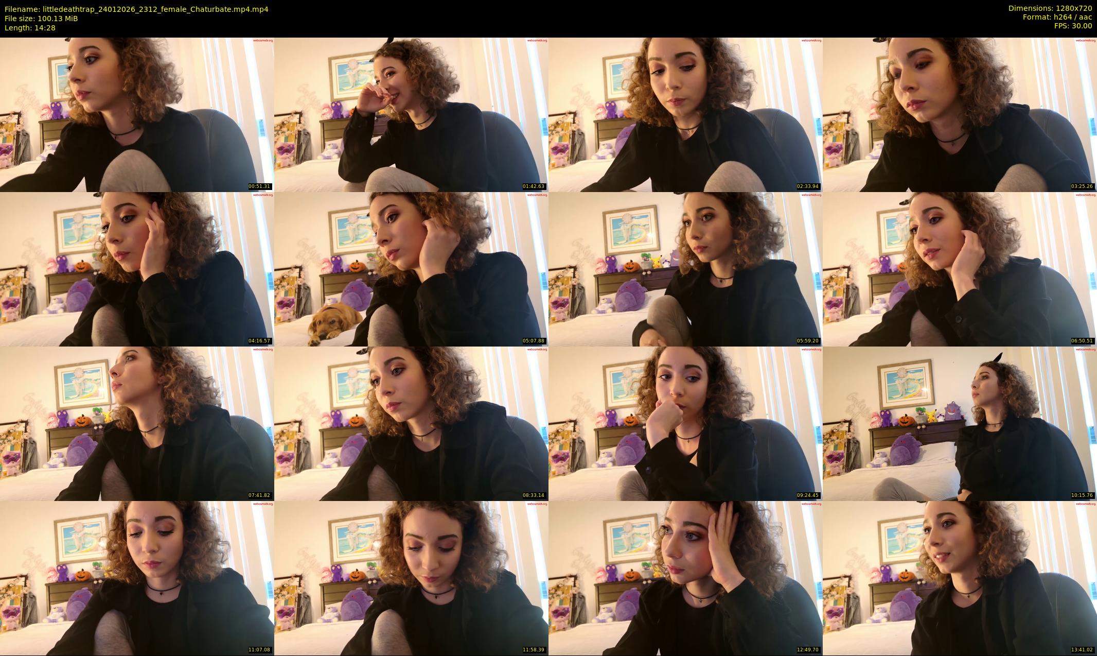 littledeathtrap — 15 minute Chaturbate female cam show recording, 720p, Jan 24, 2026
