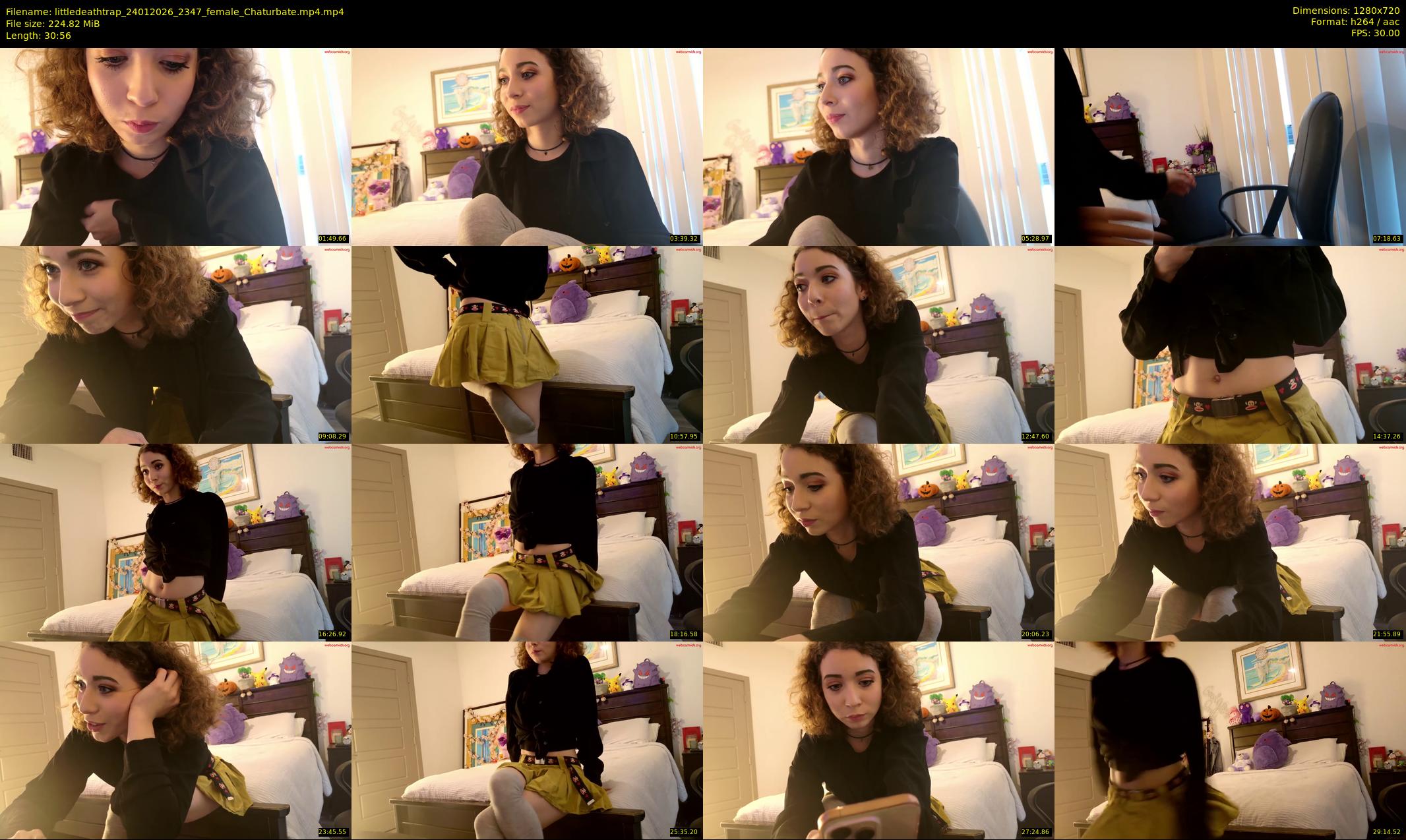 littledeathtrap — 31 minute Chaturbate female cam show recording, 720p, Jan 24, 2026