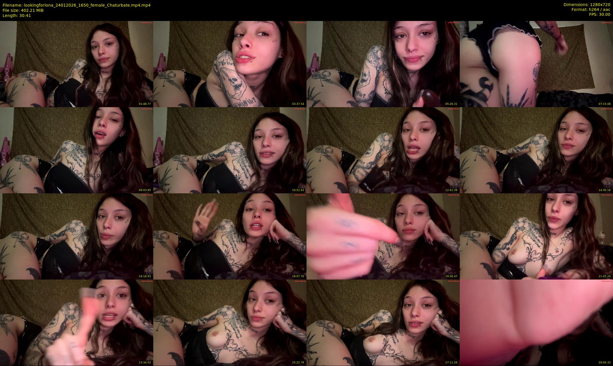 lookingforlona — 31 minute Chaturbate female cam show recording, 720p, Jan 24, 2026
