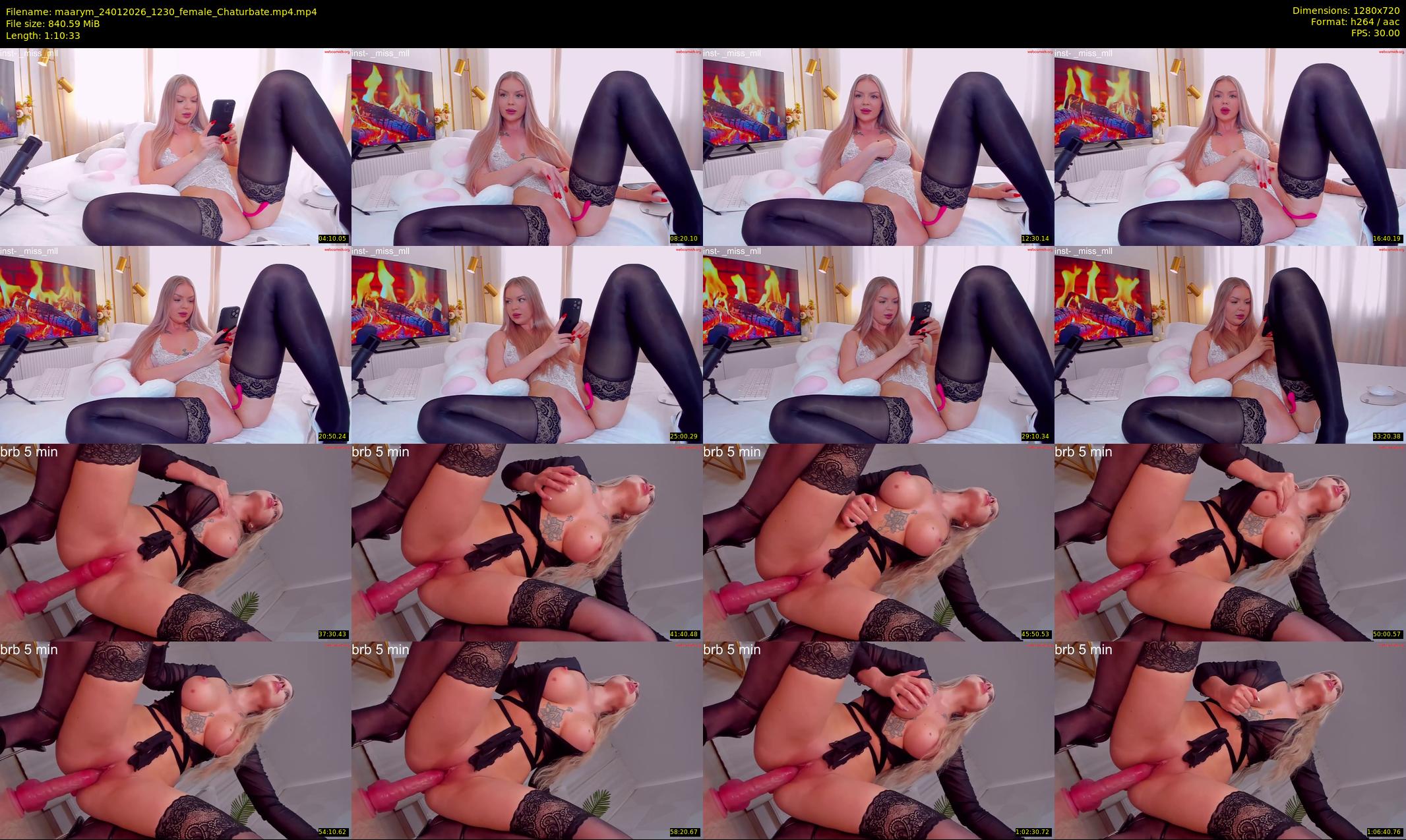 maarym — 71 minute Chaturbate couple cam show recording, 720p, Jan 24, 2026