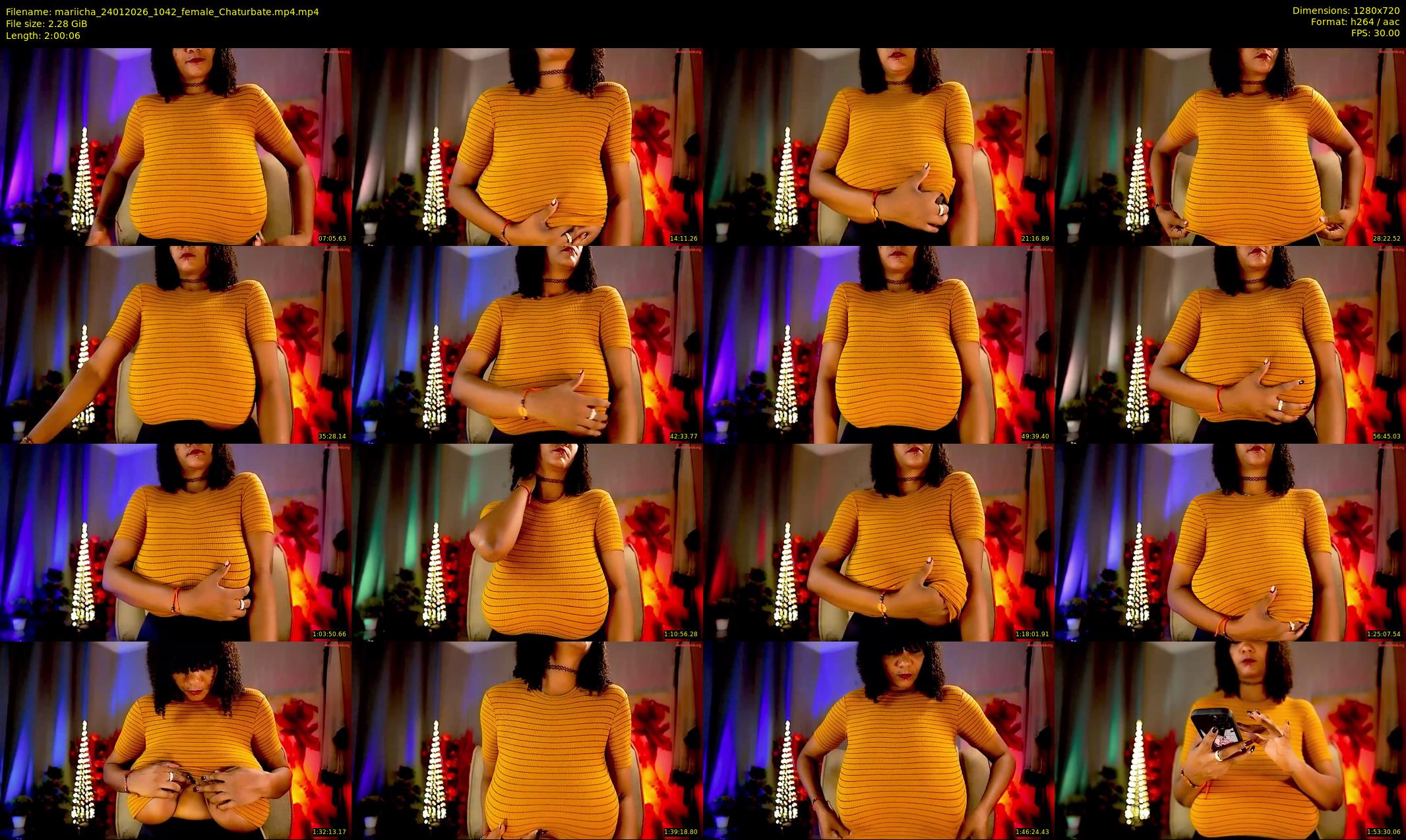 mariicha — 121 minute Chaturbate female cam show recording, 720p, Jan 24, 2026