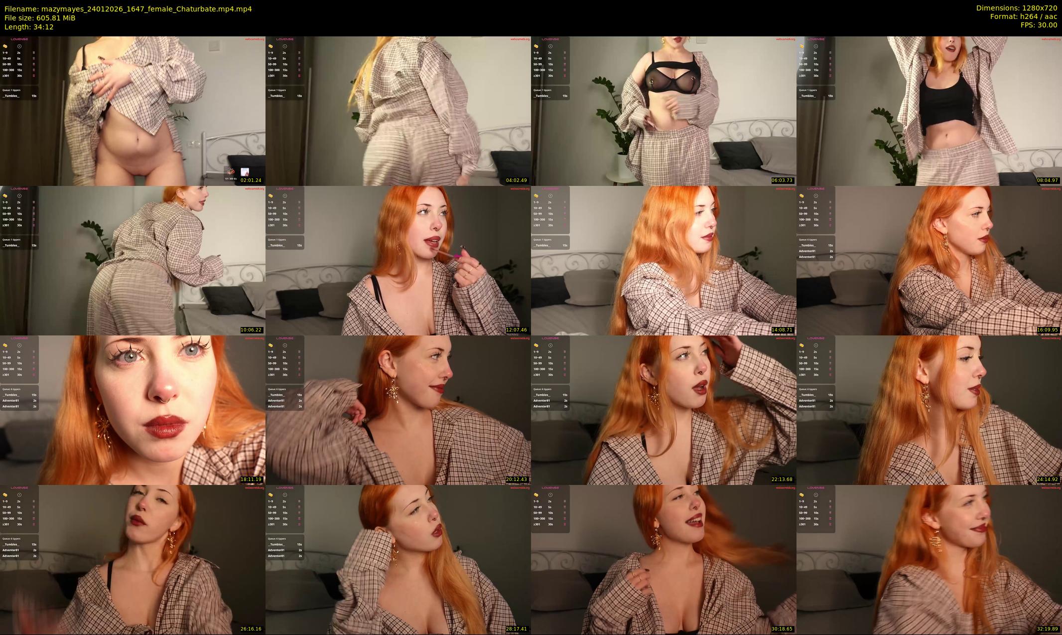 mazymayes — 35 minute Chaturbate female cam show recording, 720p, Jan 24, 2026