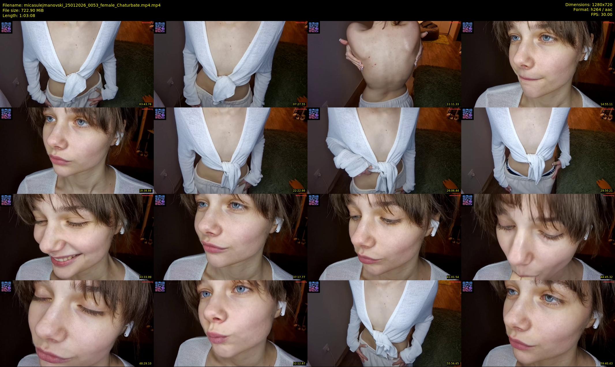 micasulejmanovski — 64 minute Chaturbate female cam show recording, 720p, Jan 25, 2026
