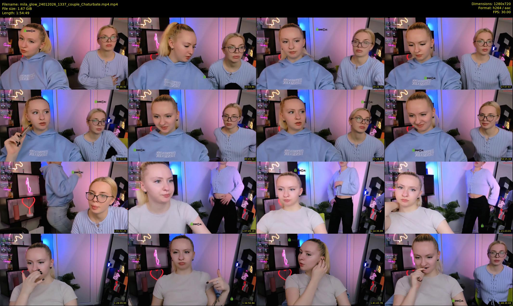 mila_glow — 115 minute Chaturbate female cam show recording, 720p, Jan 24, 2026