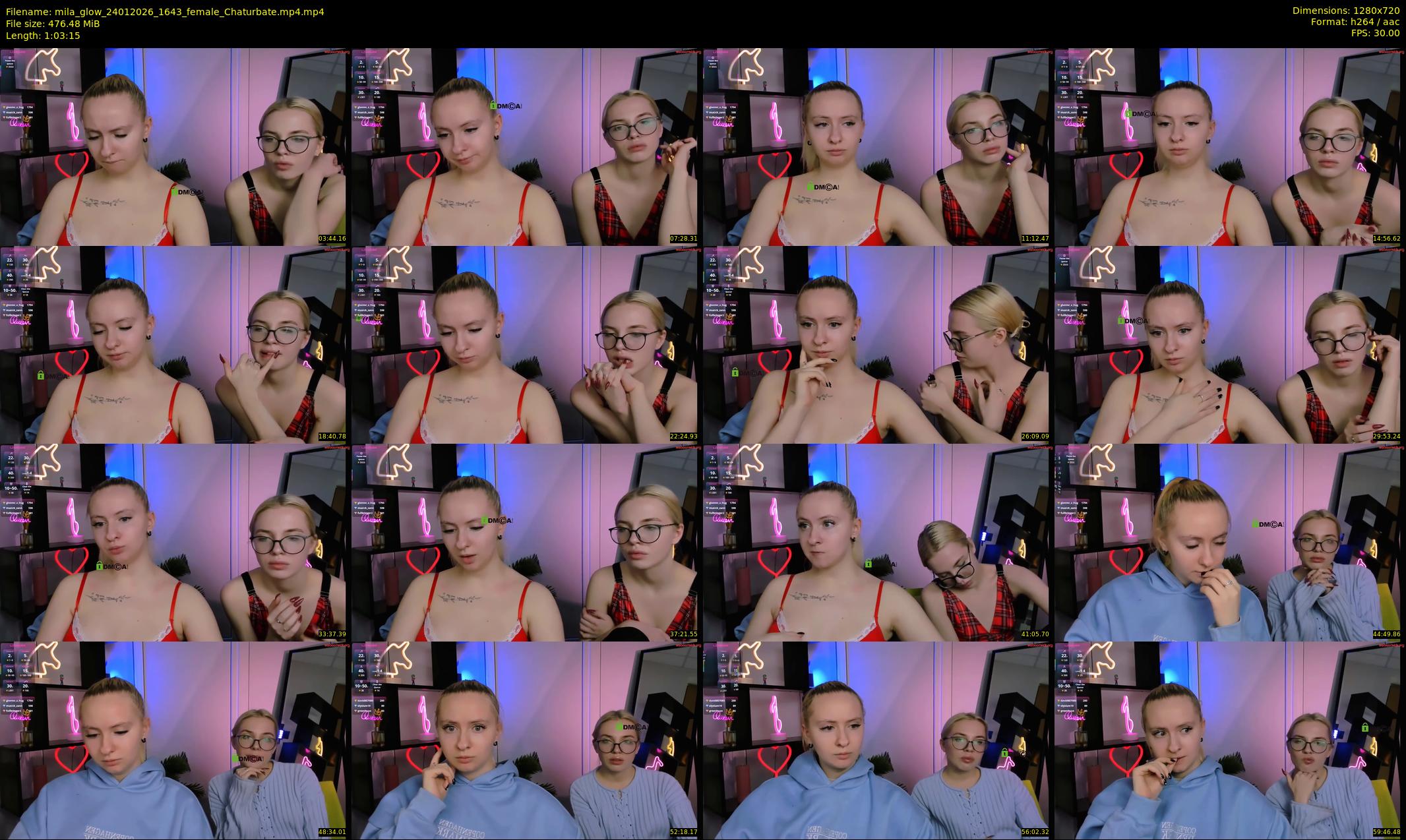 mila_glow — 64 minute Chaturbate female cam show recording, 720p, Jan 24, 2026