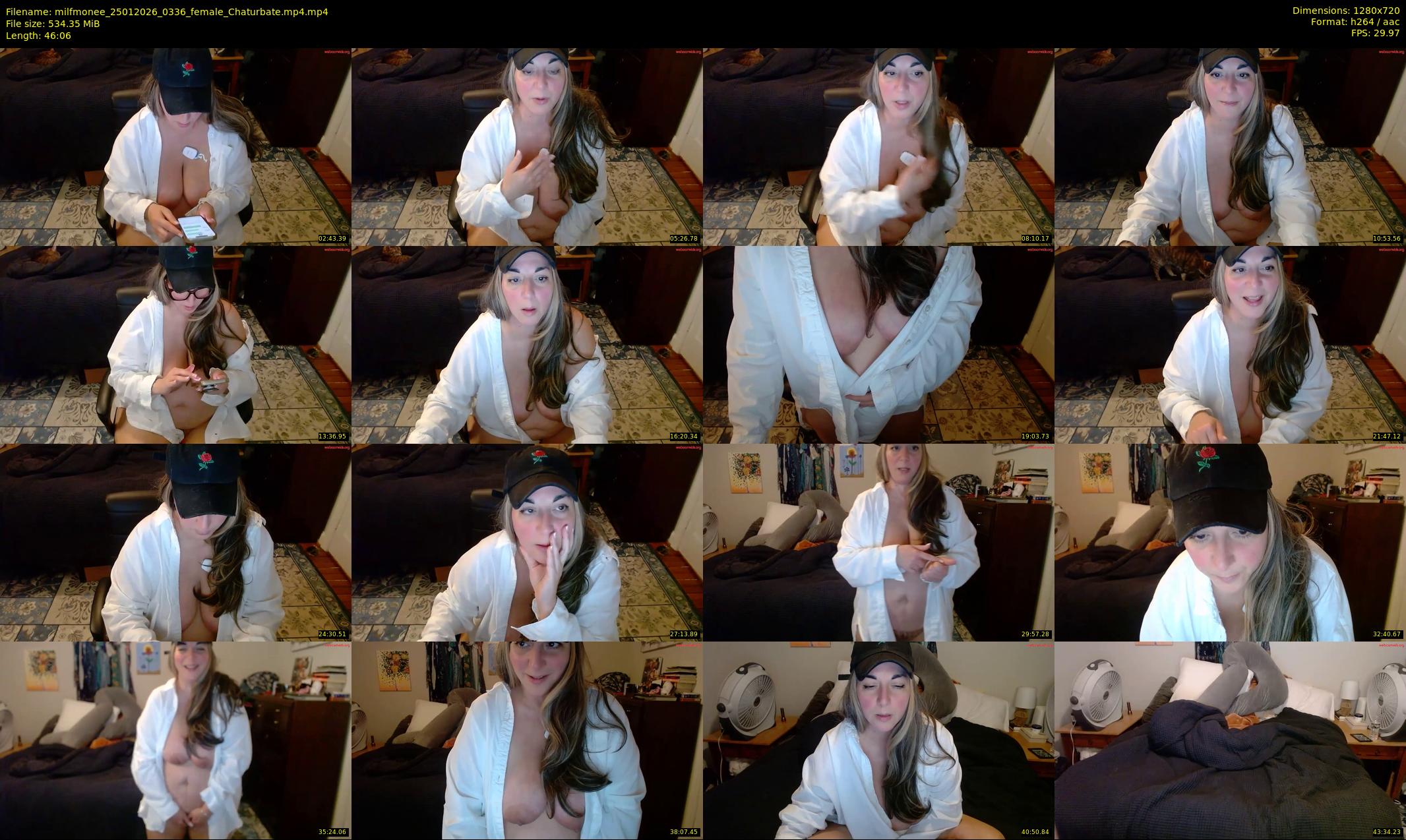 milfmonee — 47 minute Chaturbate female cam show recording, 720p, Jan 25, 2026