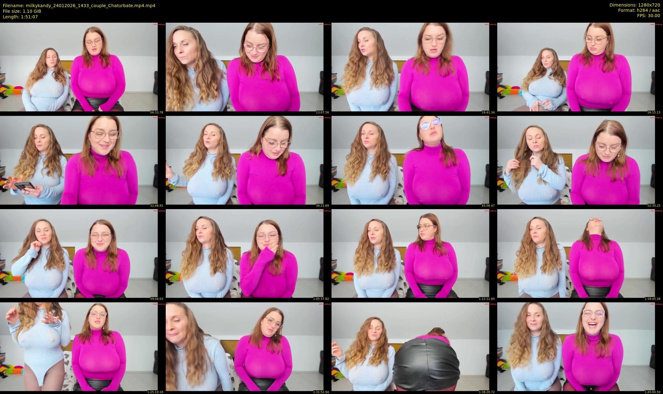 milkykandy — 112 minute Chaturbate female cam show recording, 720p, Jan 24, 2026