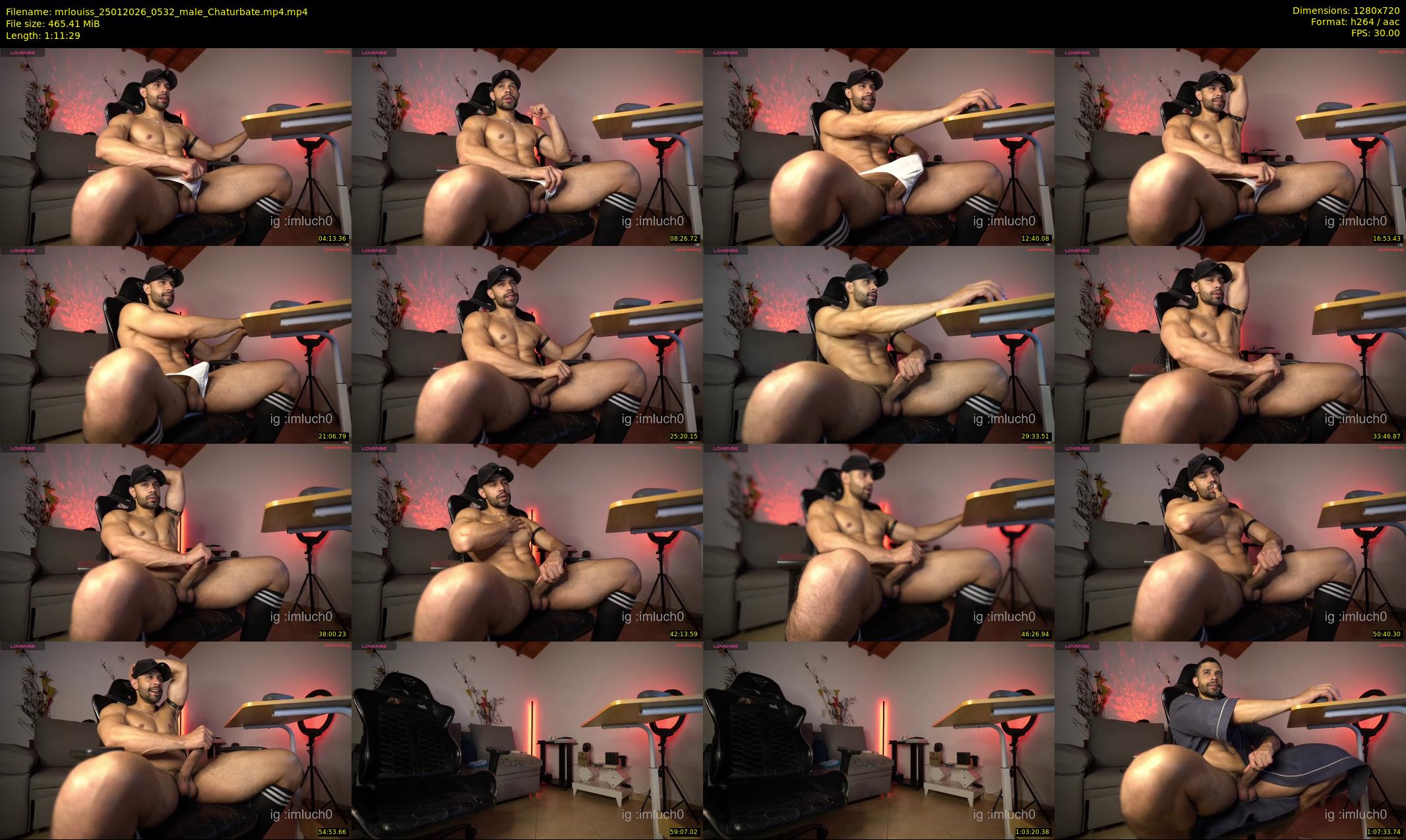 mrlouiss — 72 minute Chaturbate male cam show recording, 720p, Jan 25, 2026