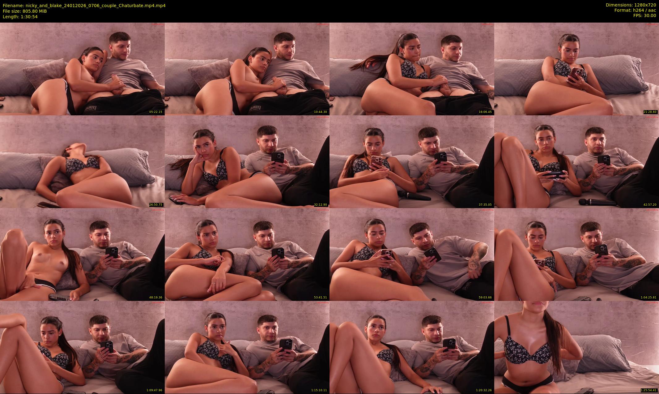 nicky_and_blake — 91 minute Chaturbate couple cam show recording, 720p, Jan 24, 2026
