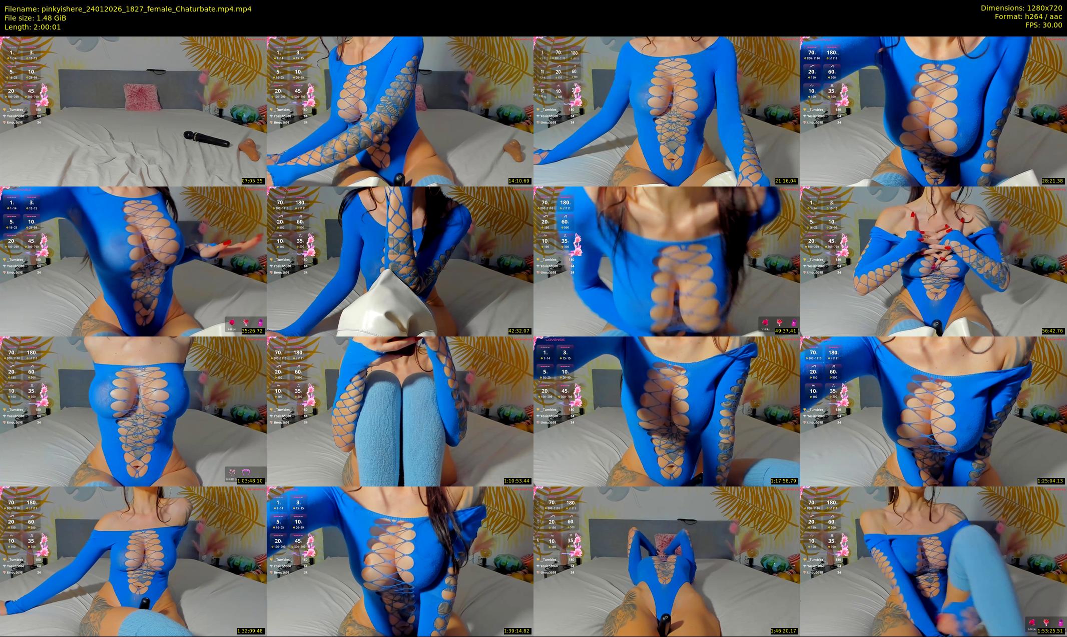 pinkyishere — 121 minute Chaturbate female cam show recording, 720p, Jan 24, 2026