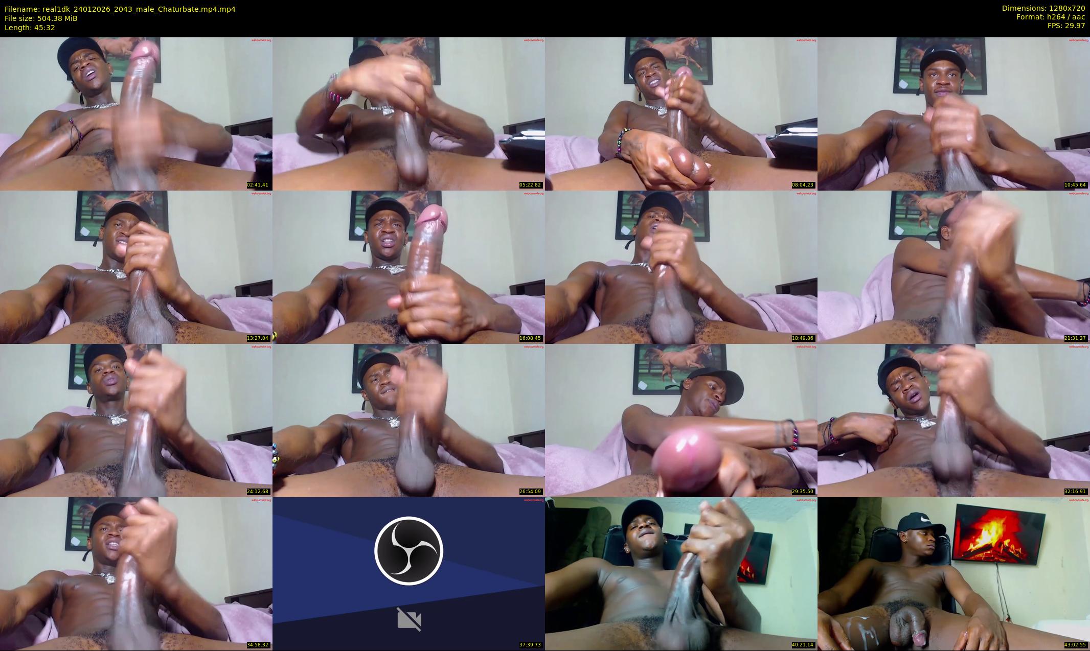 real1dk — 46 minute Chaturbate male cam show recording, 720p, Jan 24, 2026