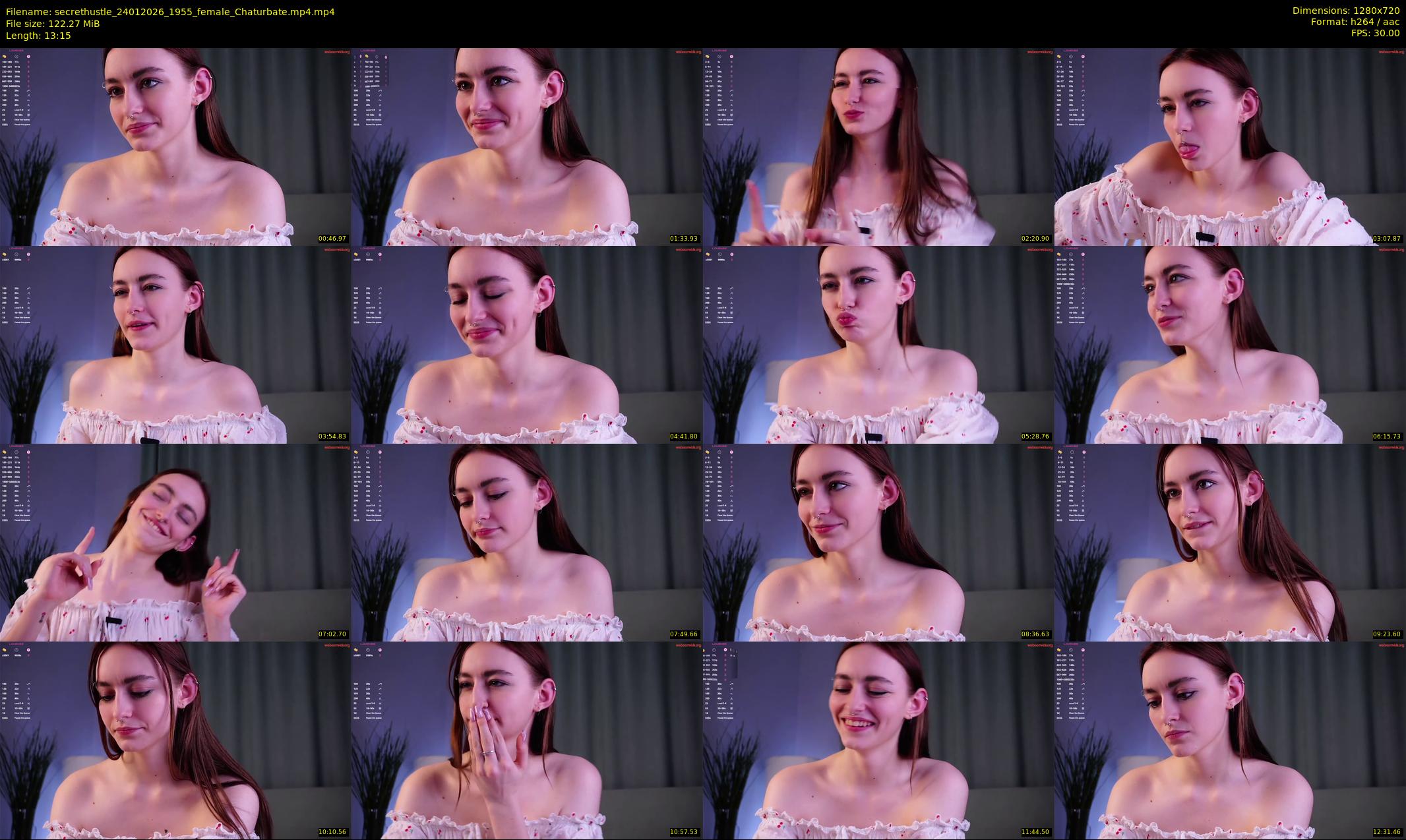secrethustle — 14 minute Chaturbate female cam show recording, 720p, Jan 24, 2026