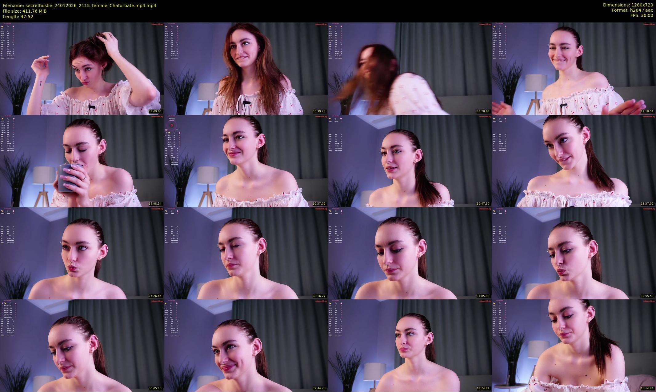 secrethustle — 48 minute Chaturbate female cam show recording, 720p, Jan 24, 2026