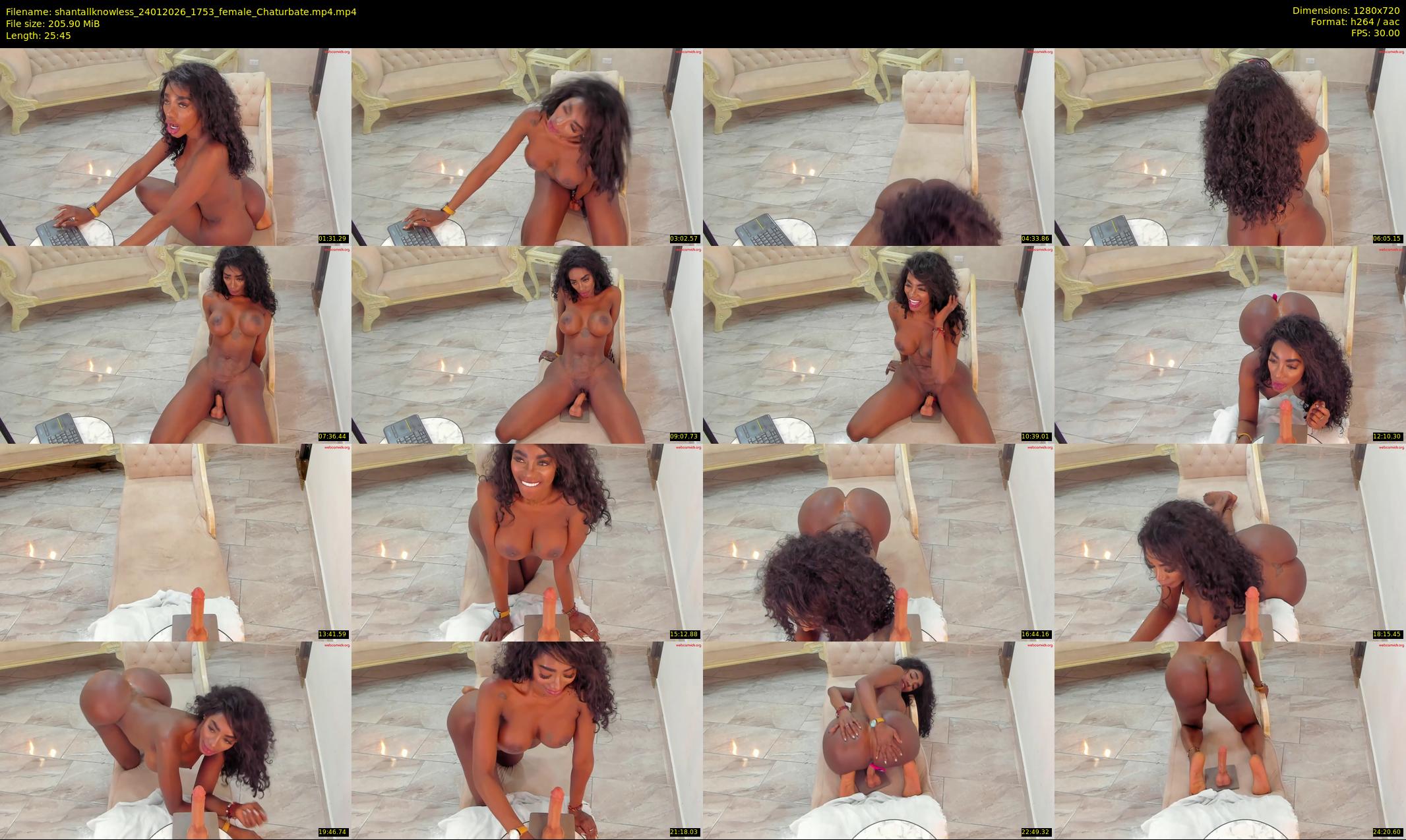 shantallknowless — 26 minute Chaturbate female cam show recording, 720p, Jan 24, 2026