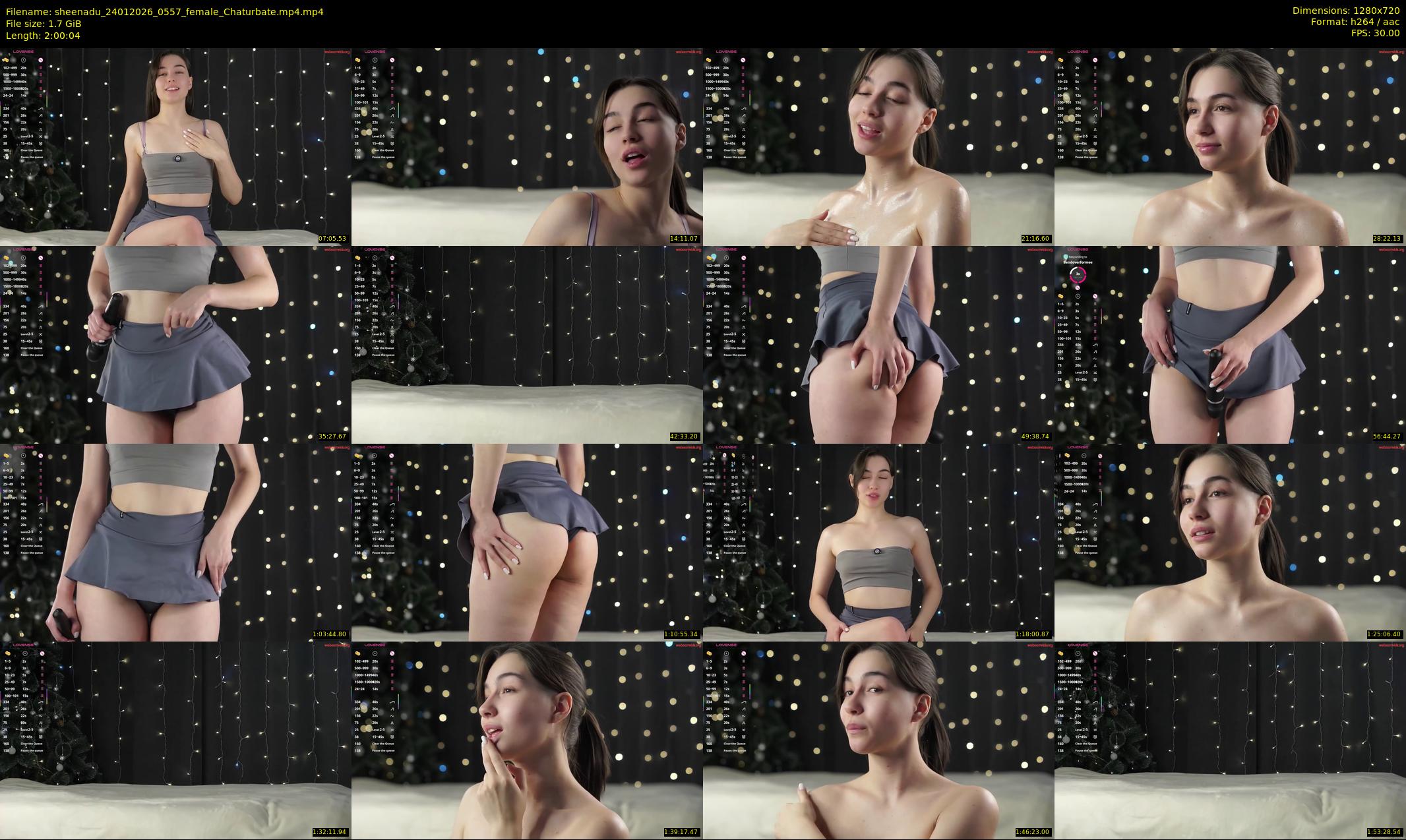 sheenadu — 121 minute Chaturbate female cam show recording, 720p, Jan 24, 2026