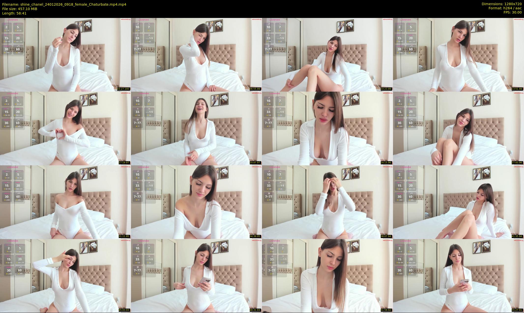 shine_chanel — 59 minute Chaturbate female cam show recording, 720p, Jan 24, 2026