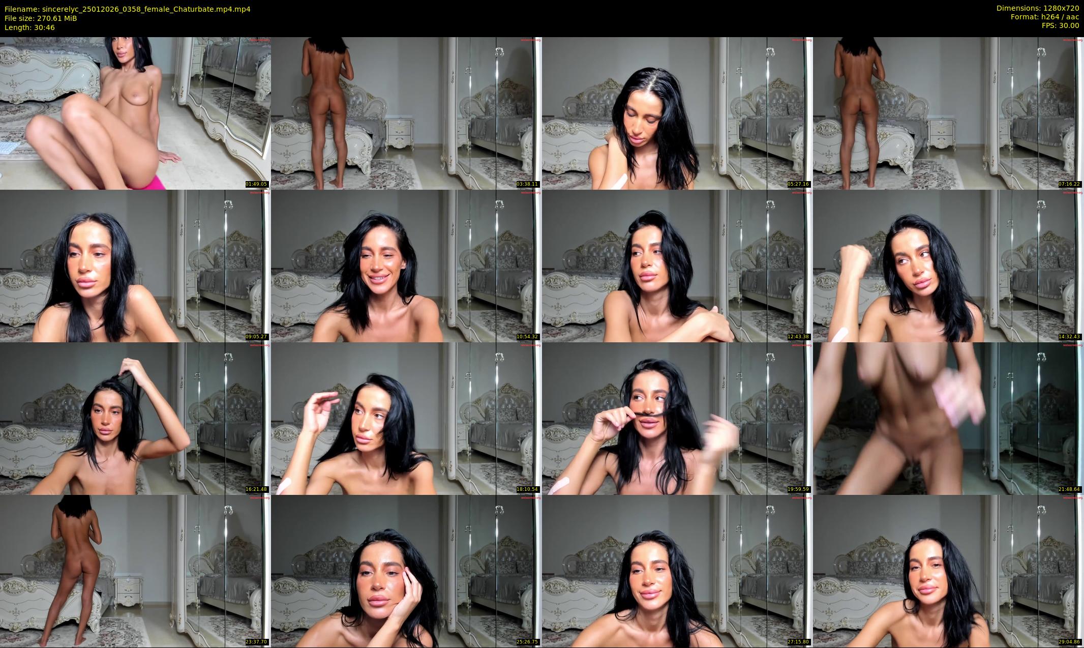 sincerelyc — 31 minute Chaturbate female cam show recording, 720p, Jan 25, 2026