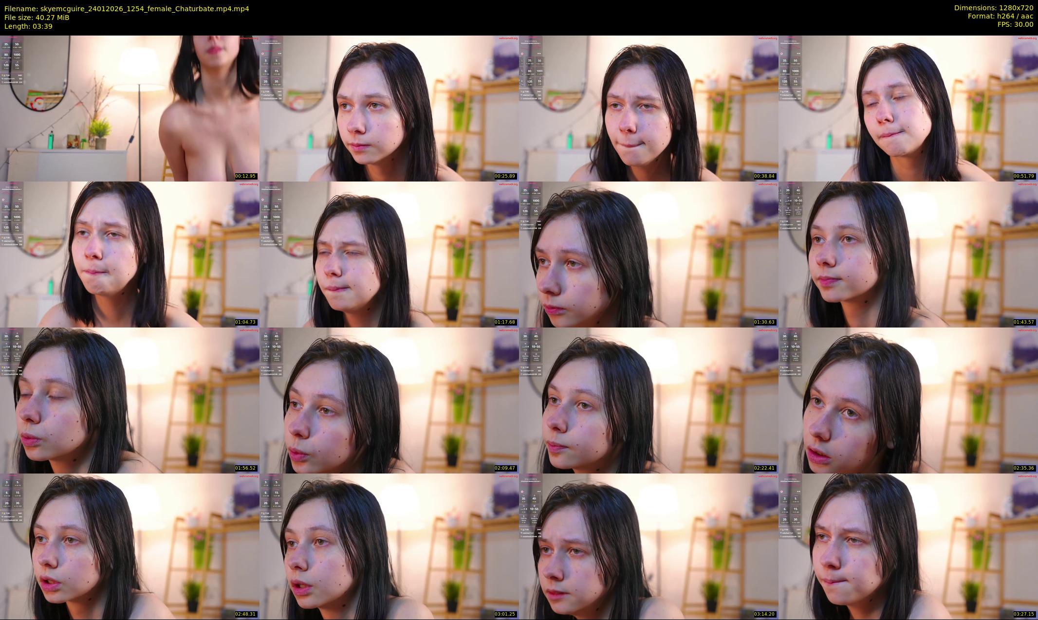 skyemcguire — 4 minute Chaturbate female cam show recording, 720p, Jan 24, 2026