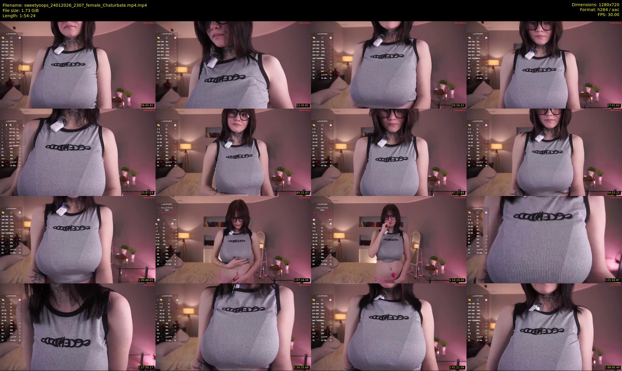 sweetyoops — 115 minute Chaturbate female cam show recording, 720p, Jan 24, 2026