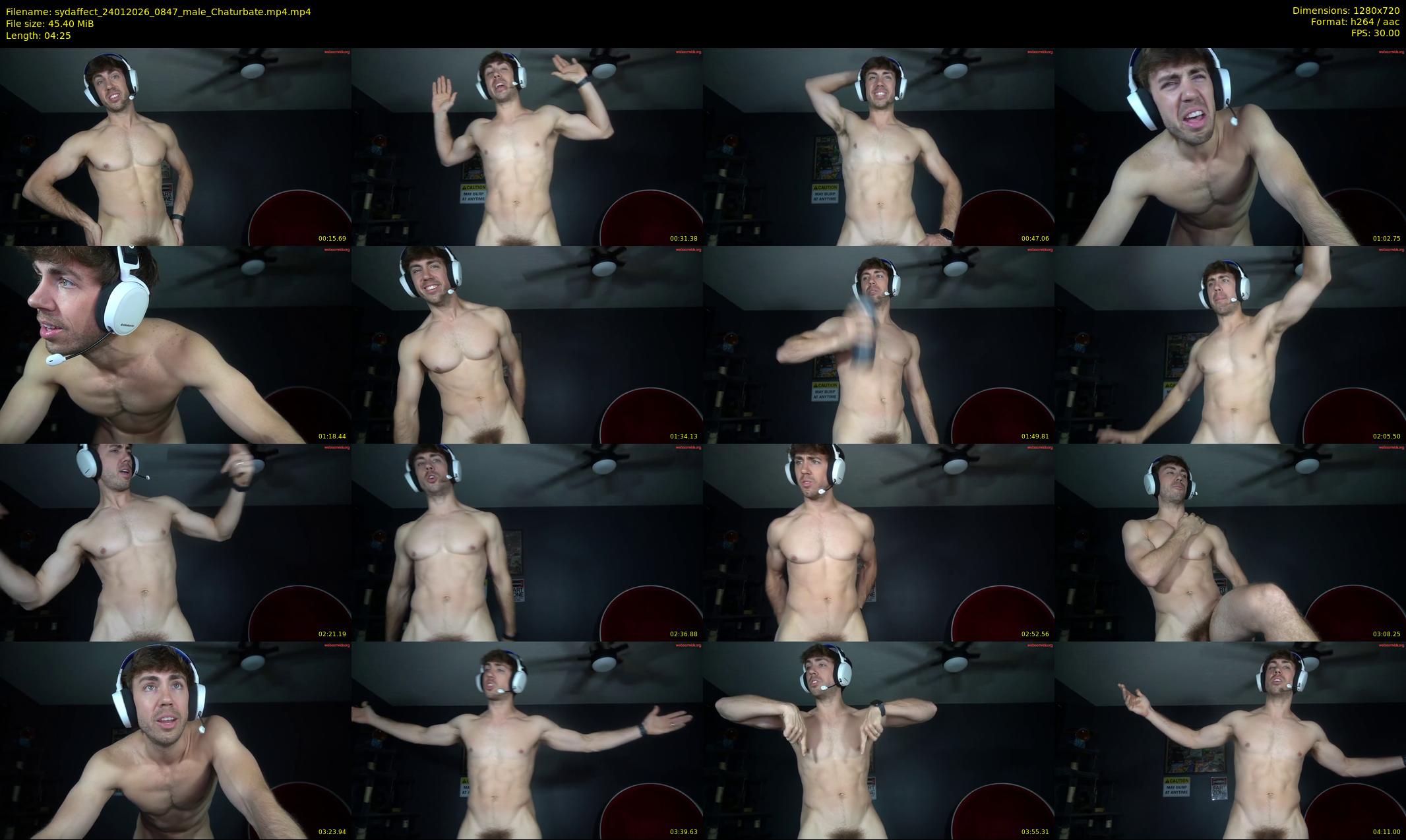 sydaffect — 5 minute Chaturbate male cam show recording, 720p, Jan 24, 2026