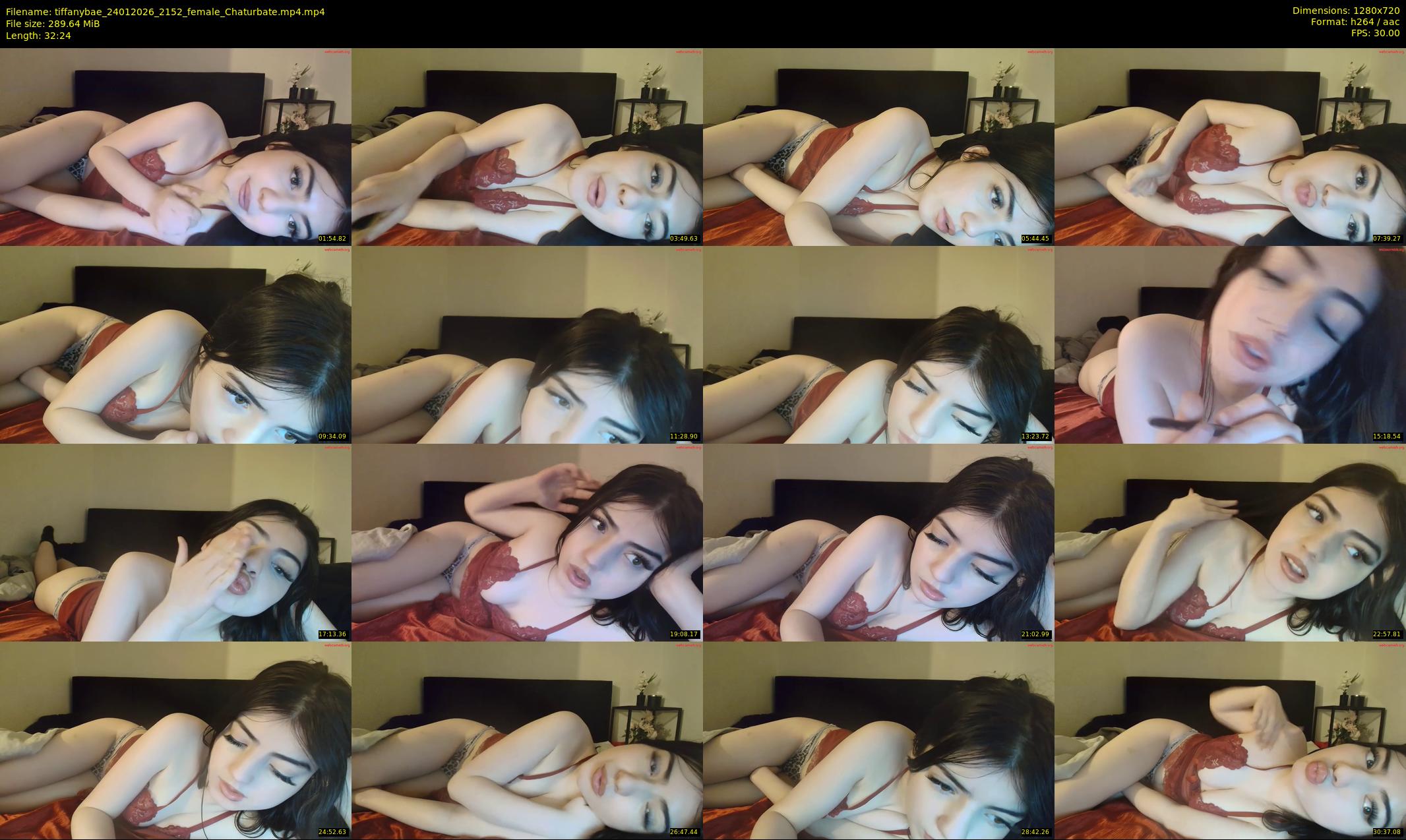 tiffanybae — 33 minute Chaturbate female cam show recording, 720p, Jan 24, 2026