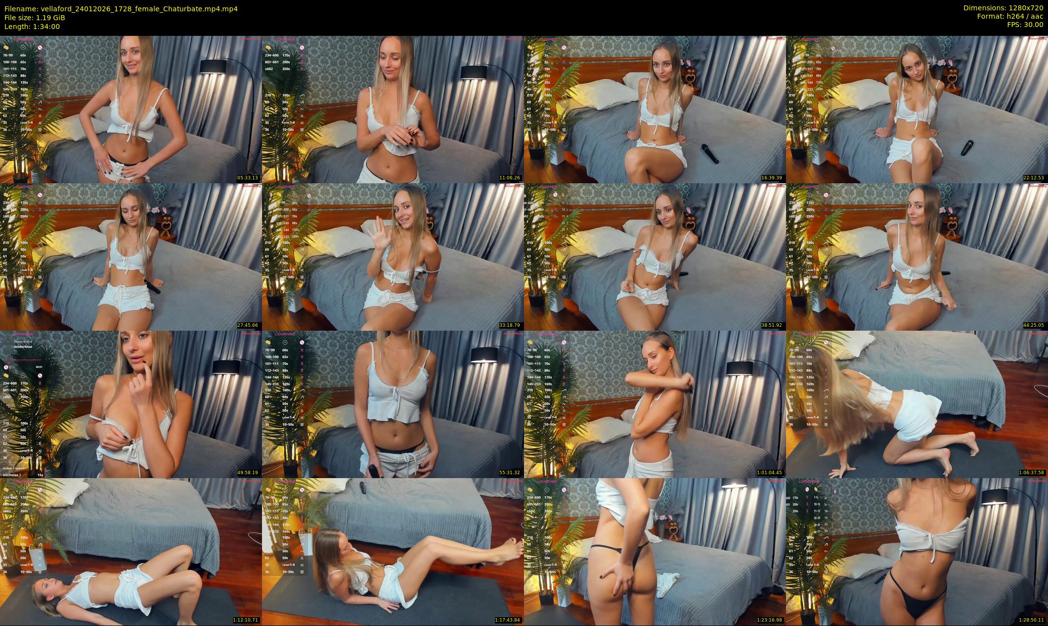 vellaford — 94 minute Chaturbate female cam show recording, 720p, Jan 24, 2026