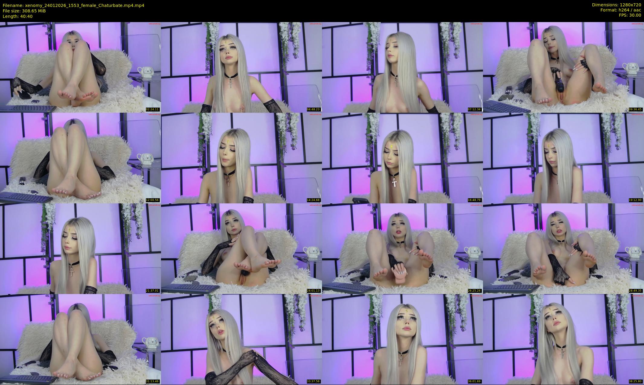 xenomy — 41 minute Chaturbate female cam show recording, 720p, Jan 24, 2026