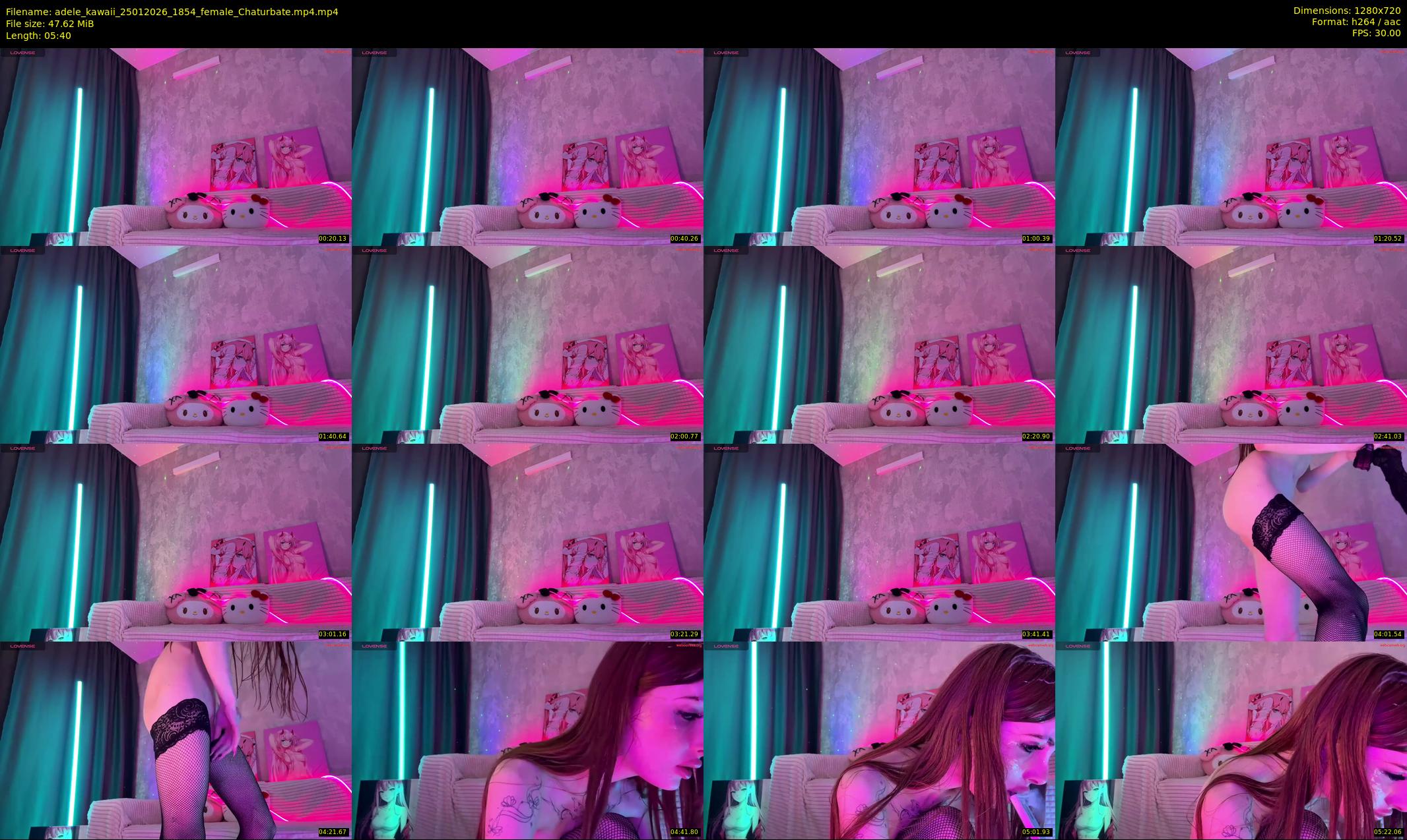 adele_kawaii — 6 minute Chaturbate female cam show recording, 720p, Jan 25, 2026
